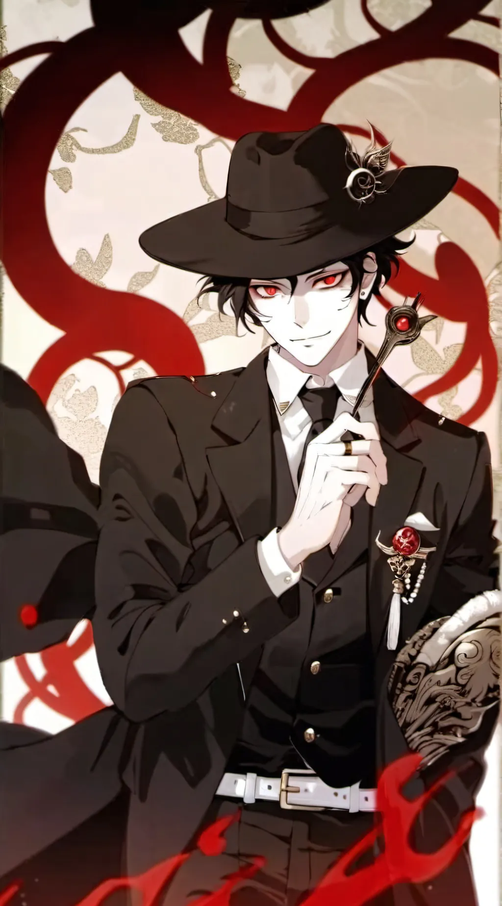 ai character: ☆•Ꮇᴜᴢᴀɴ•☆ background