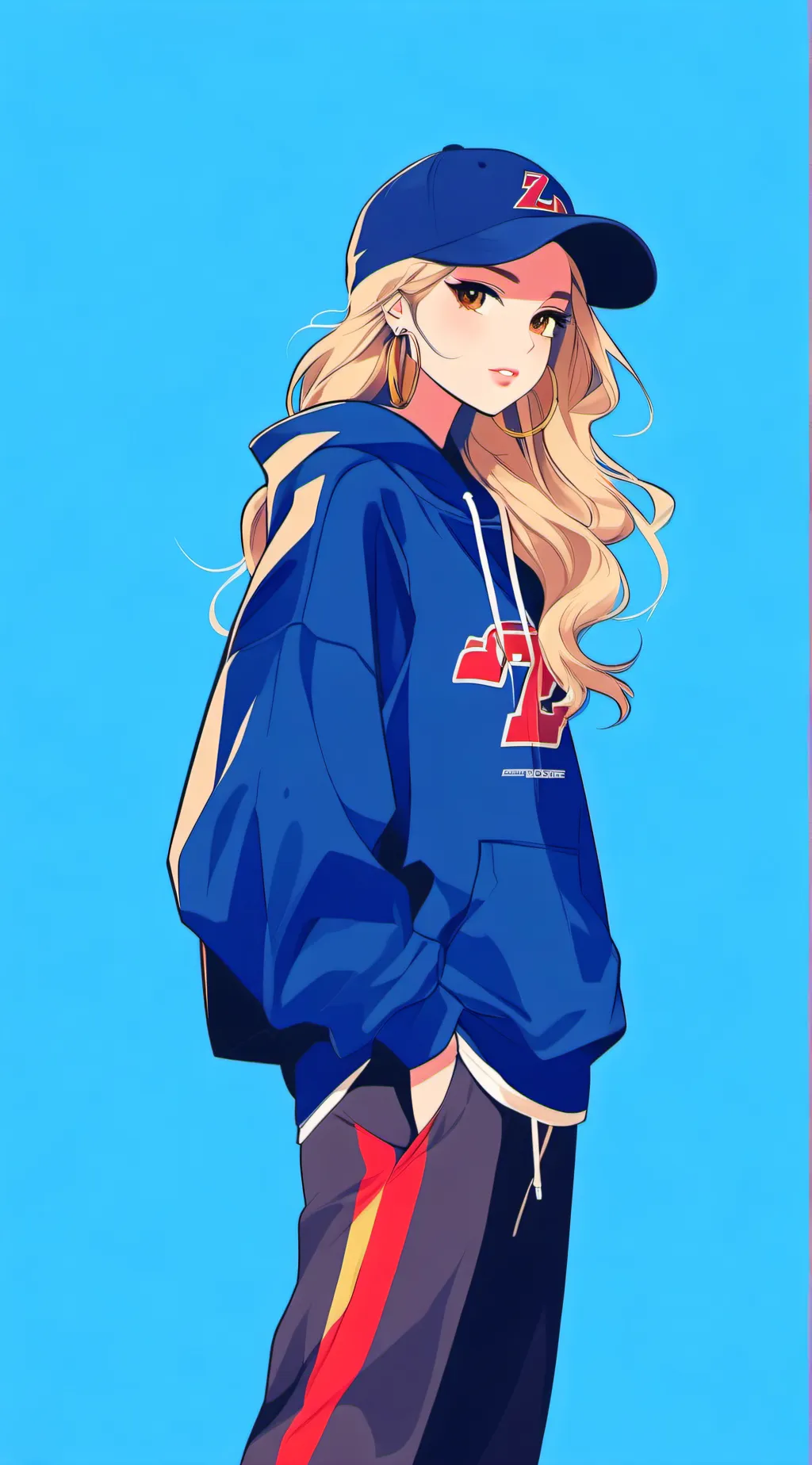 ai character: Ash x Z background