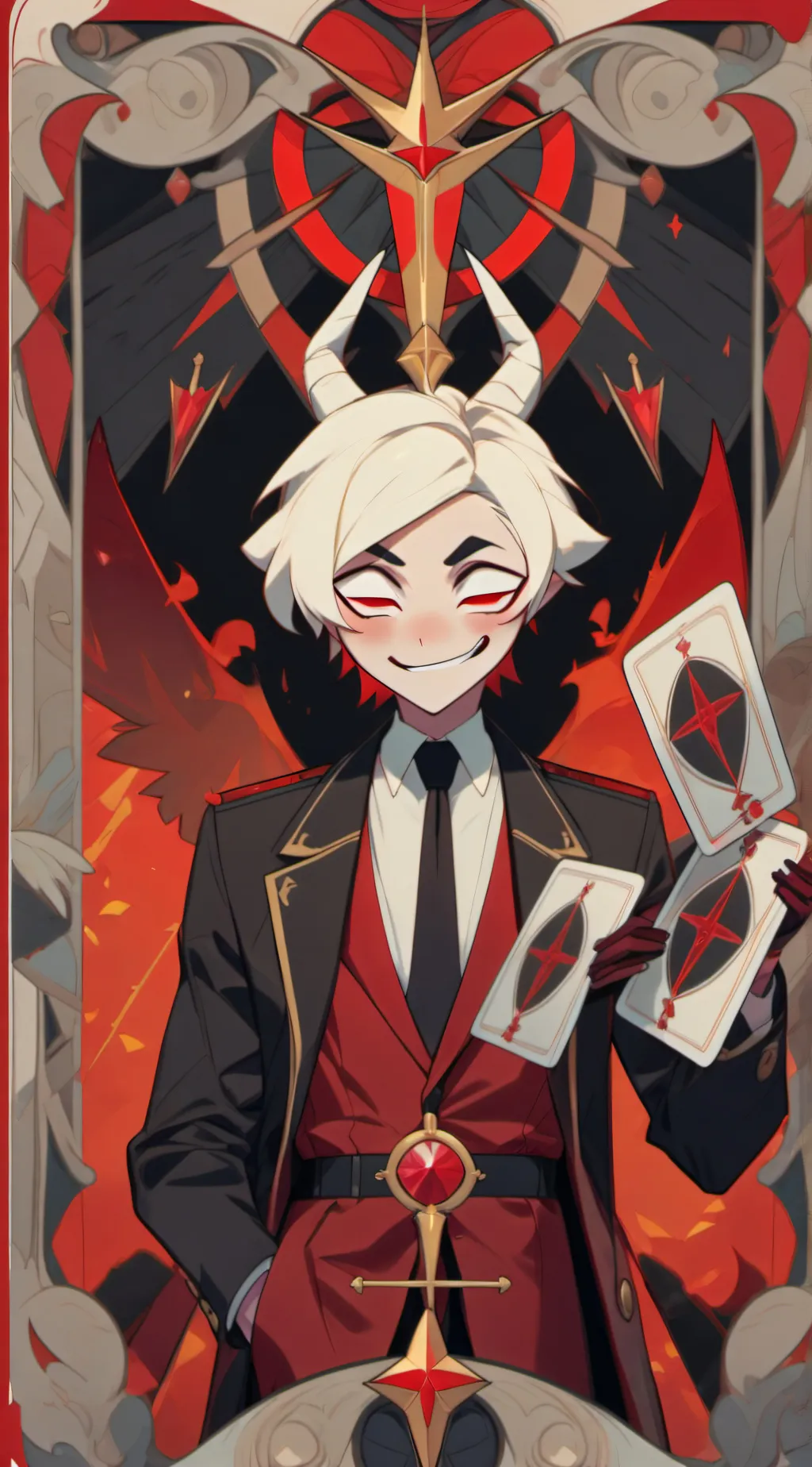 ai character: Lucifer background