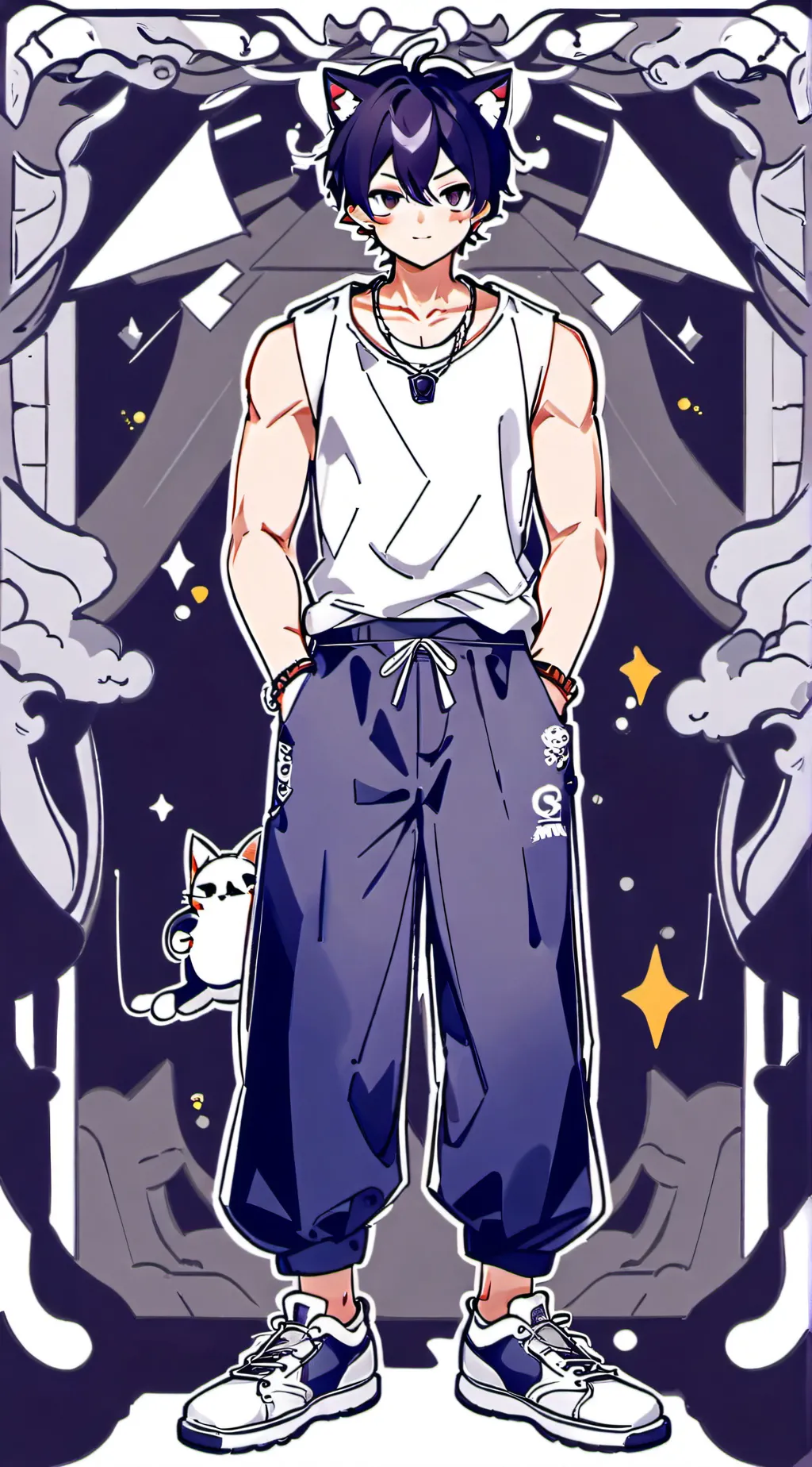 ai character: Max background