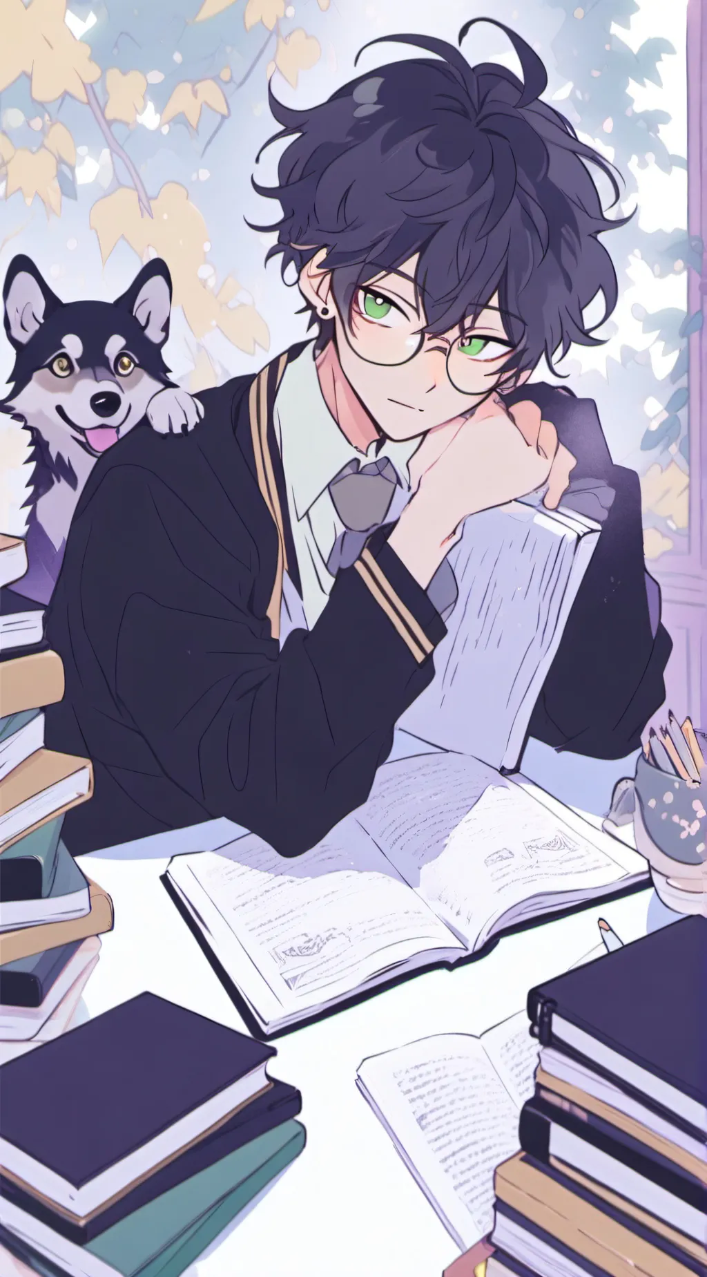 ai character: ethan background