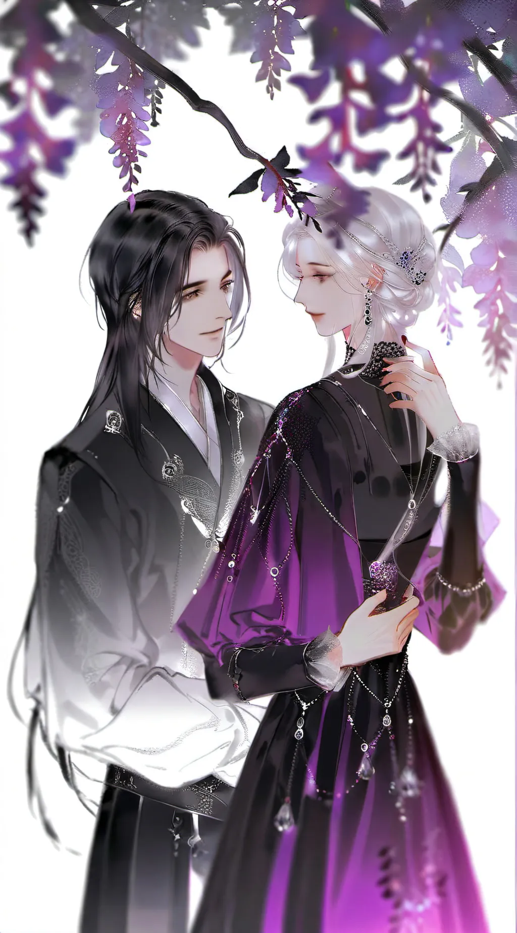 ai character: mada  & stella background