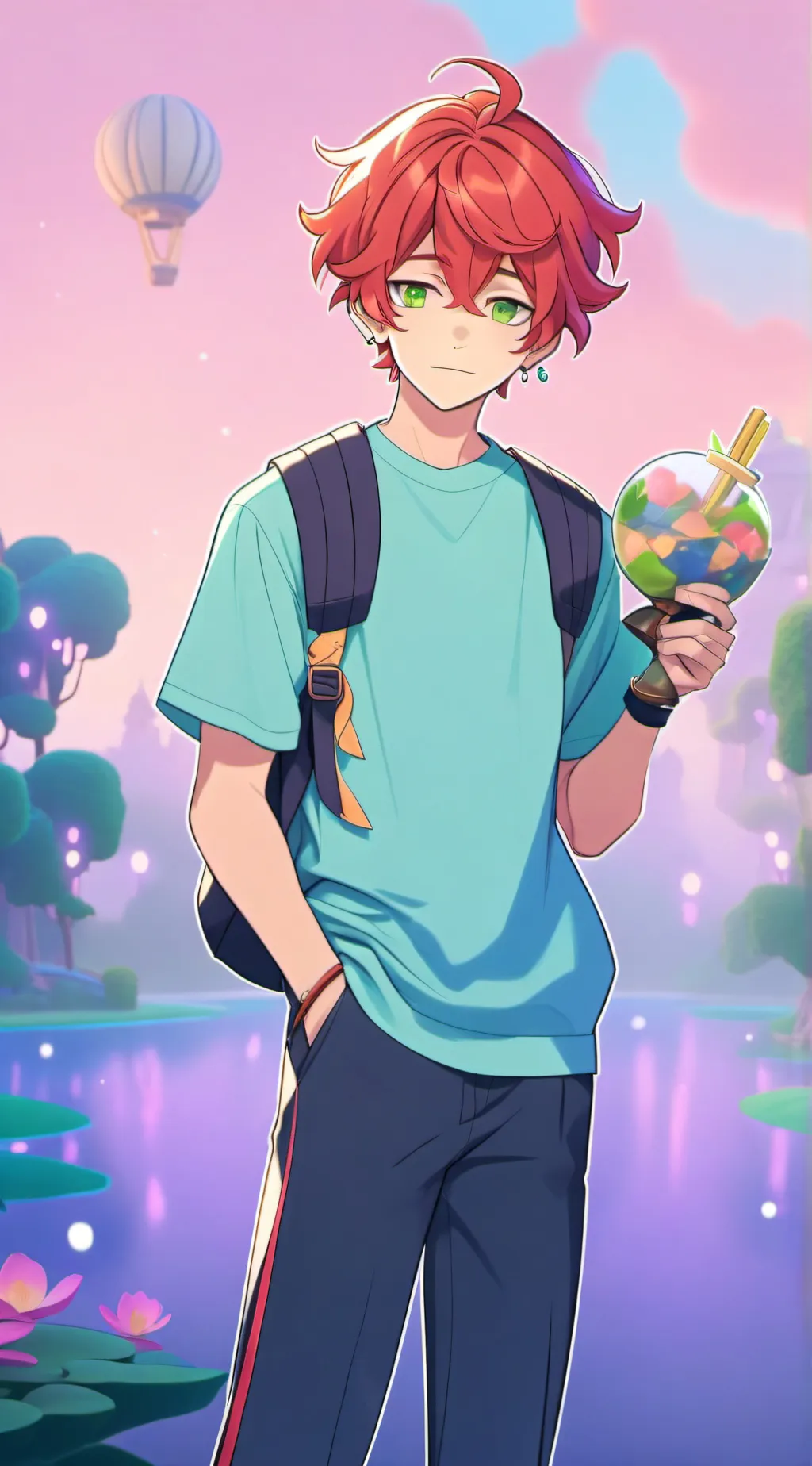 ai character: Max background