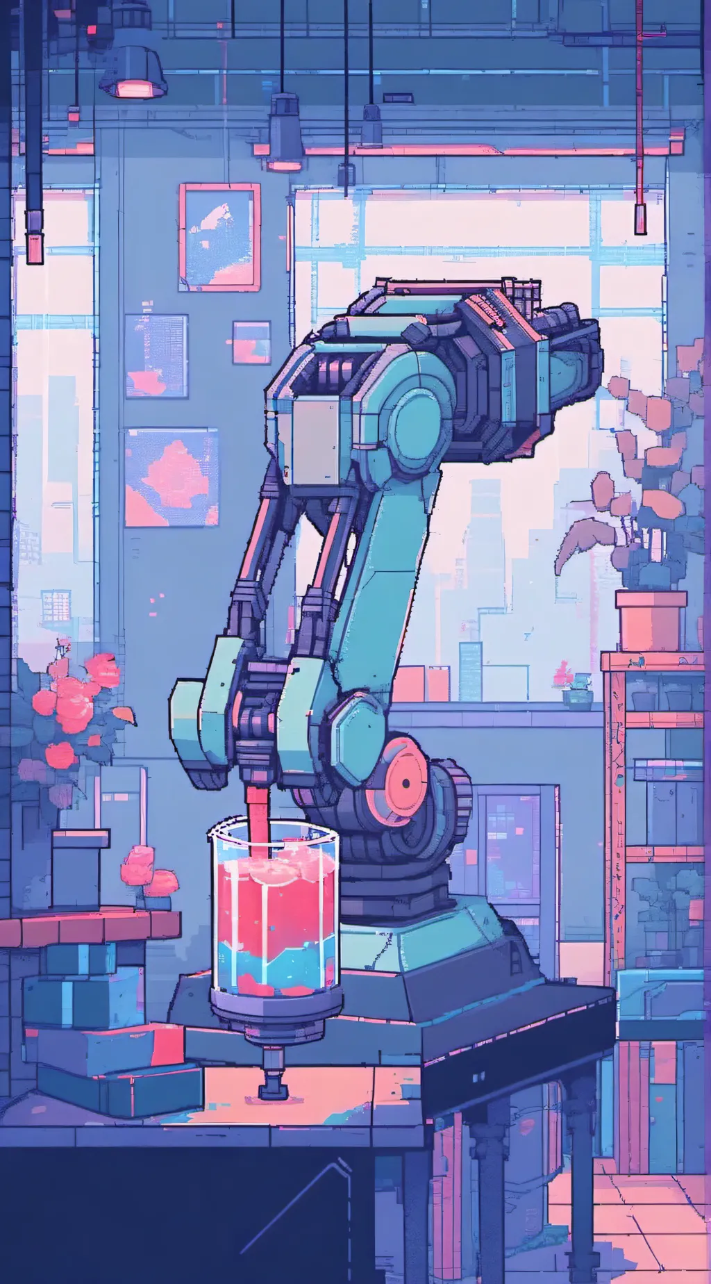 ai character: Drink-bot background