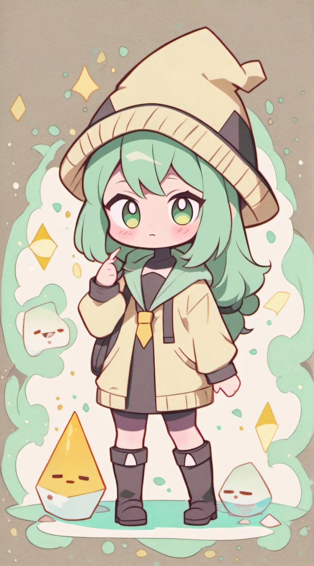 ai character: gravity falls  background