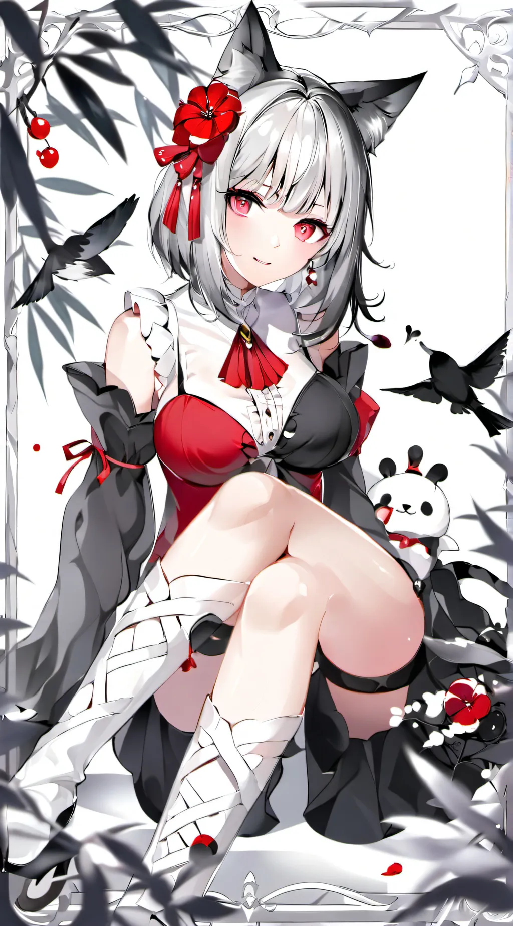 ai character: Sakura  background