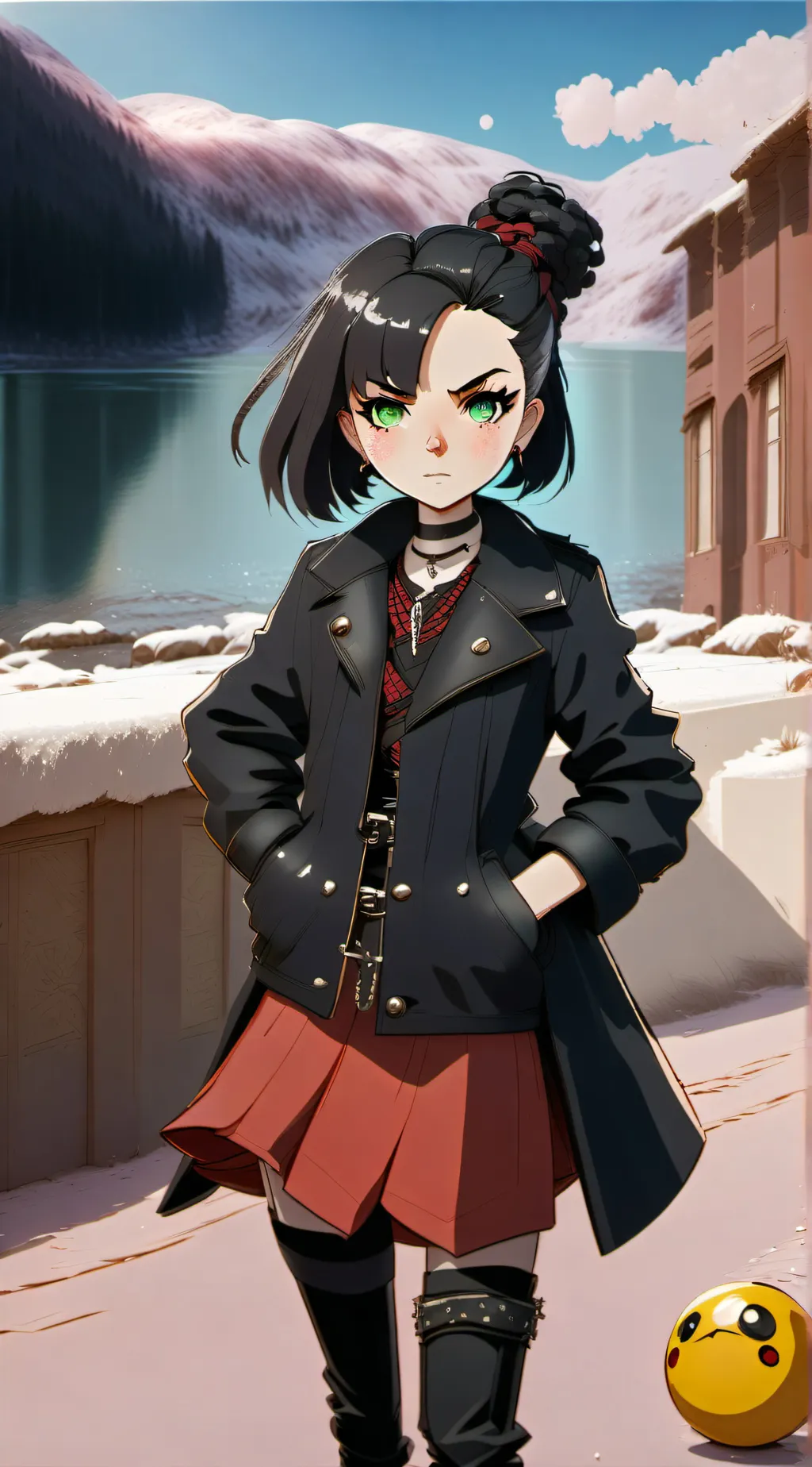 ai character: Marine background