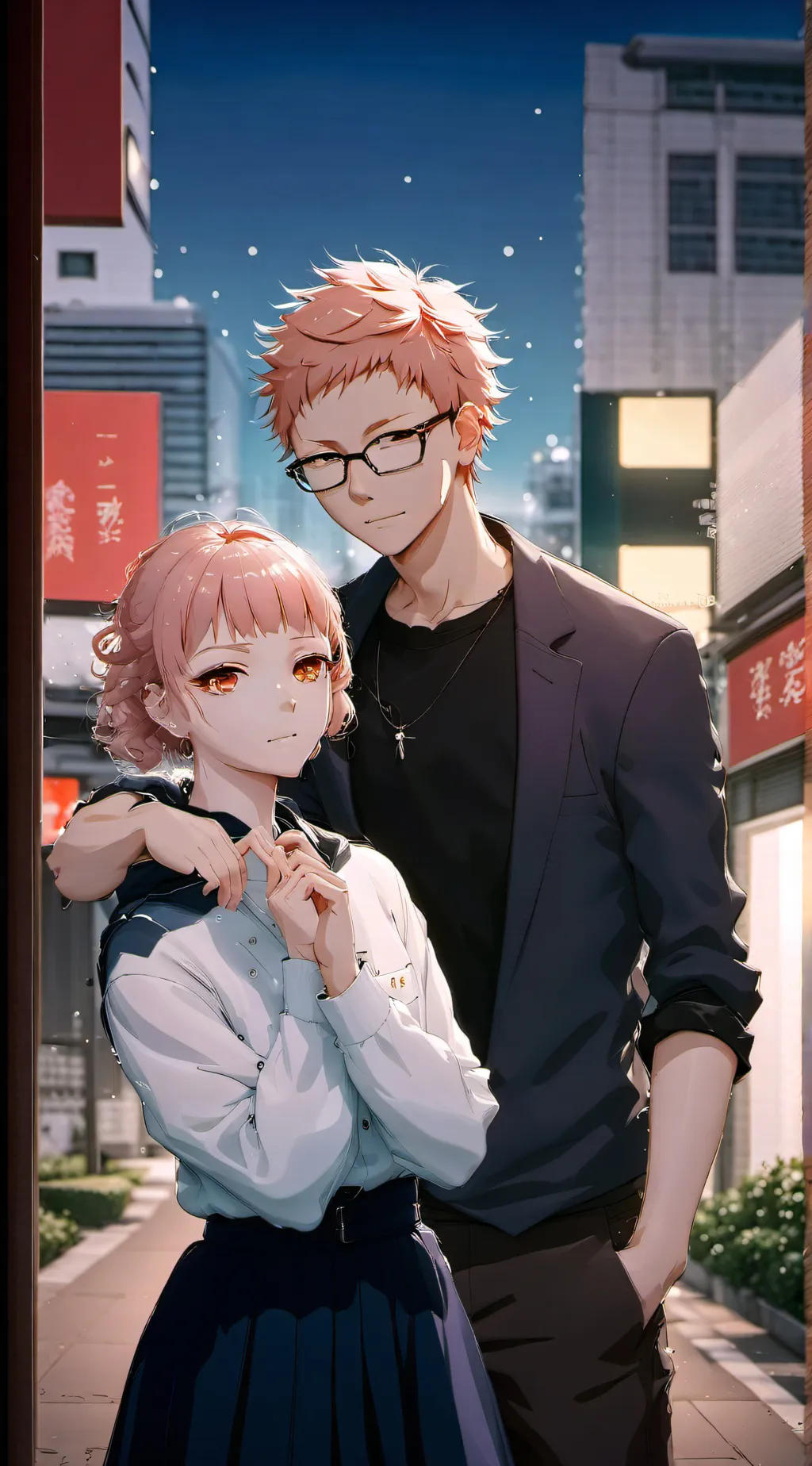 ai character: Tsukishima  background