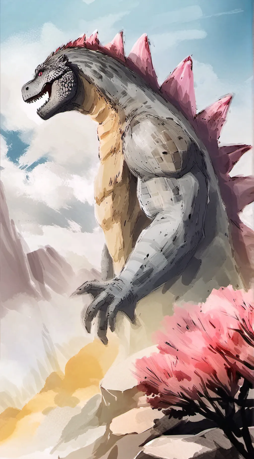 ai character: 2024 Kaijus  background