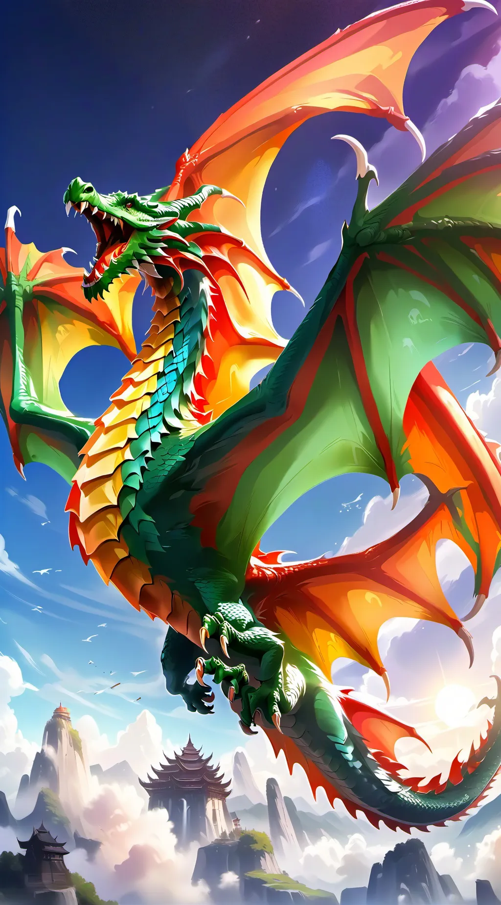 ai character: Mha dragon keeper background