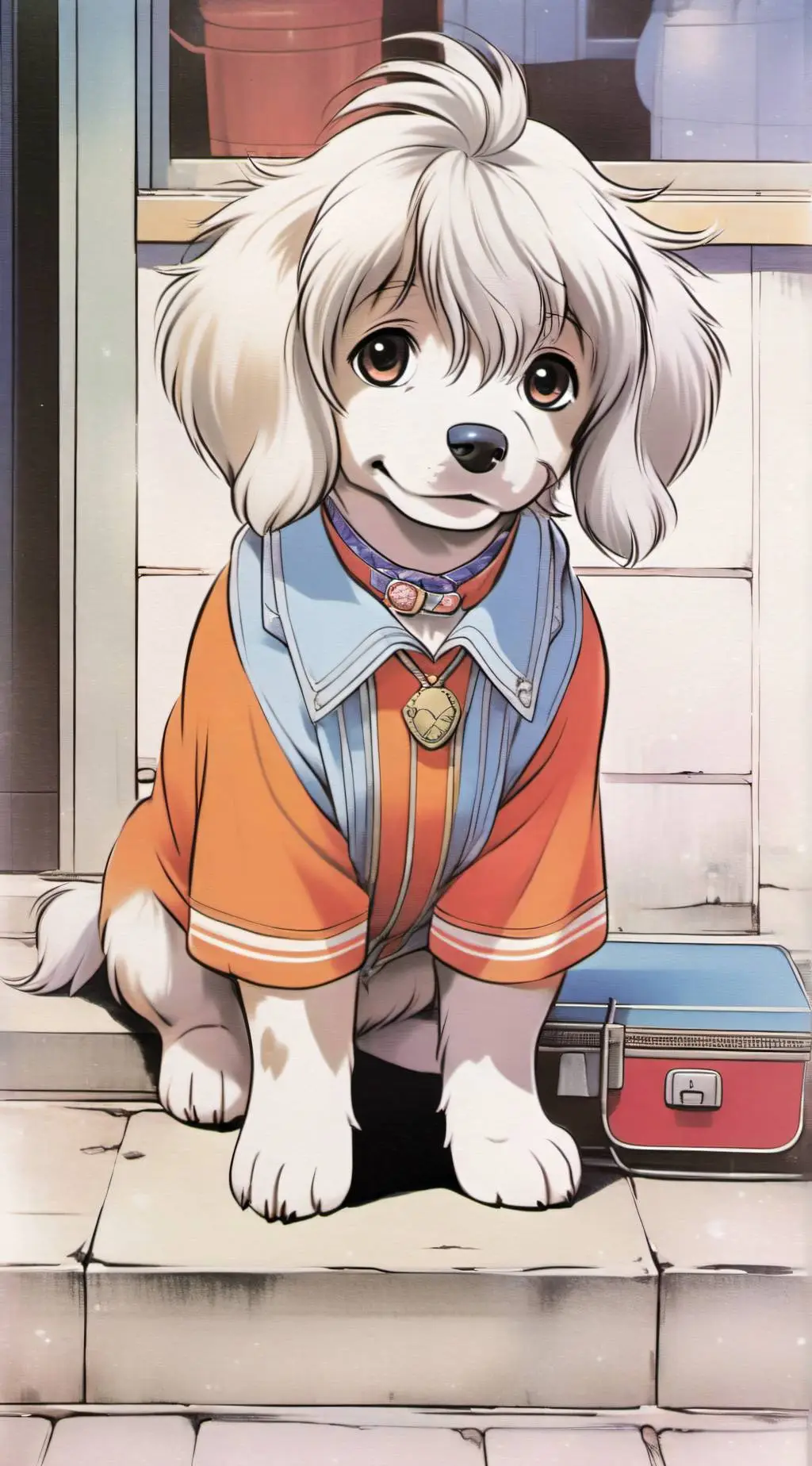 ai character: /~a vent puppy~\ background