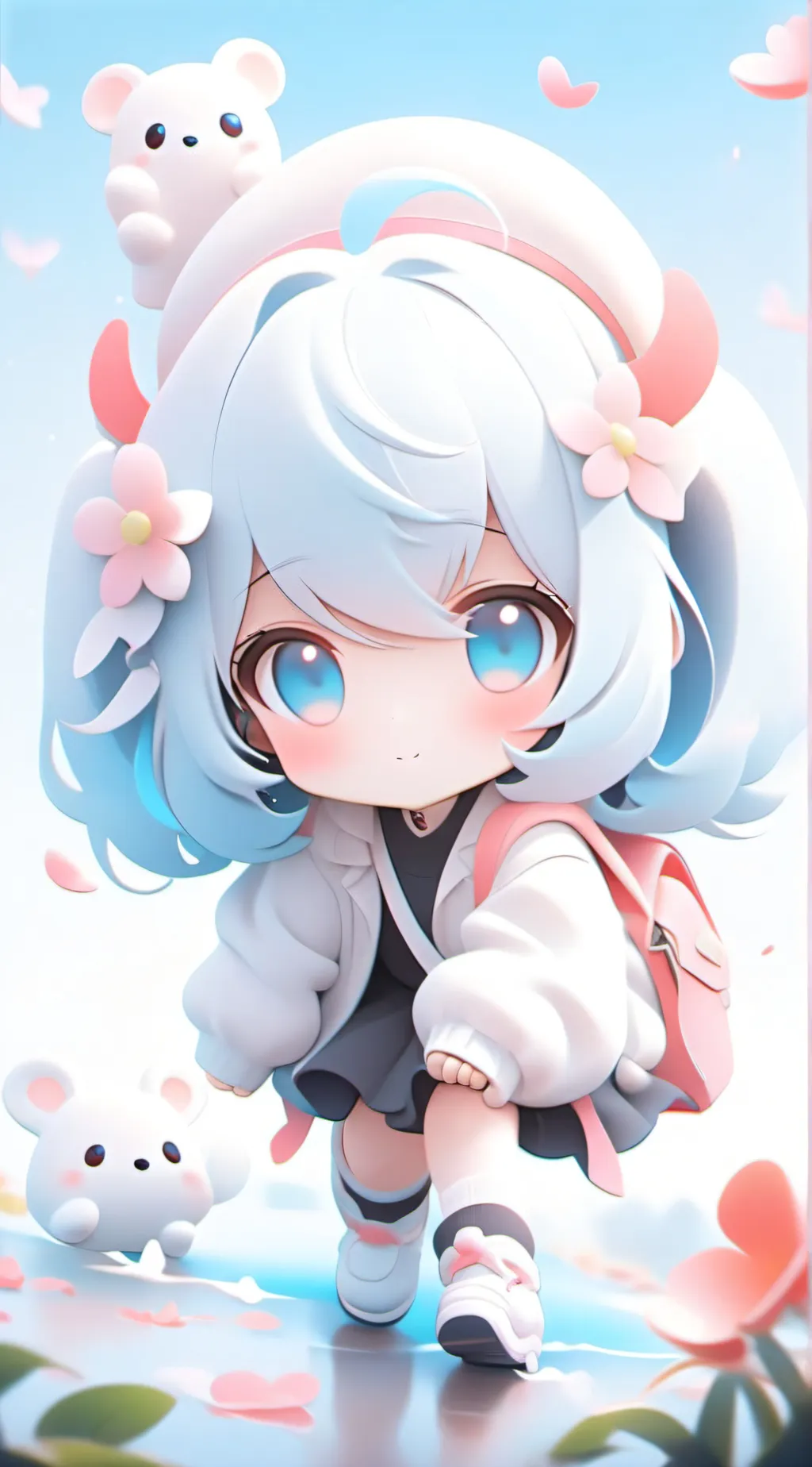 ai character: Lucy  background