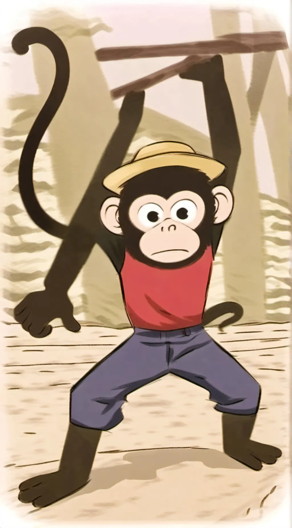 ai character: Twiddle finger background