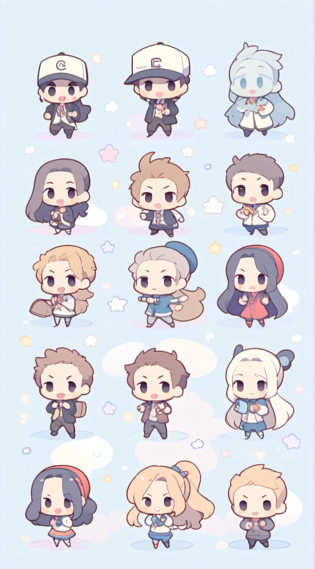 ai character: vid con!!! background