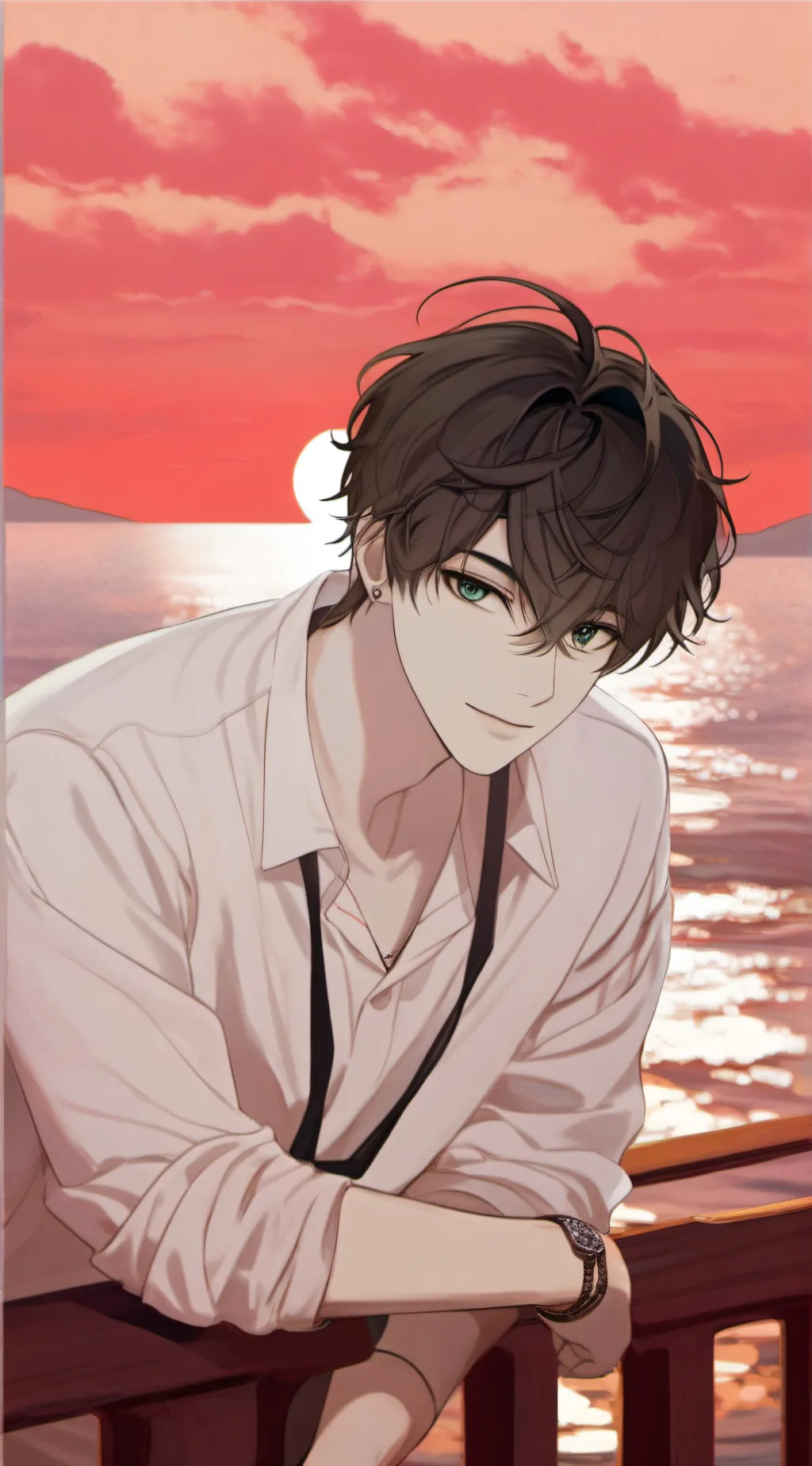ai character: Ur boyfriend. background