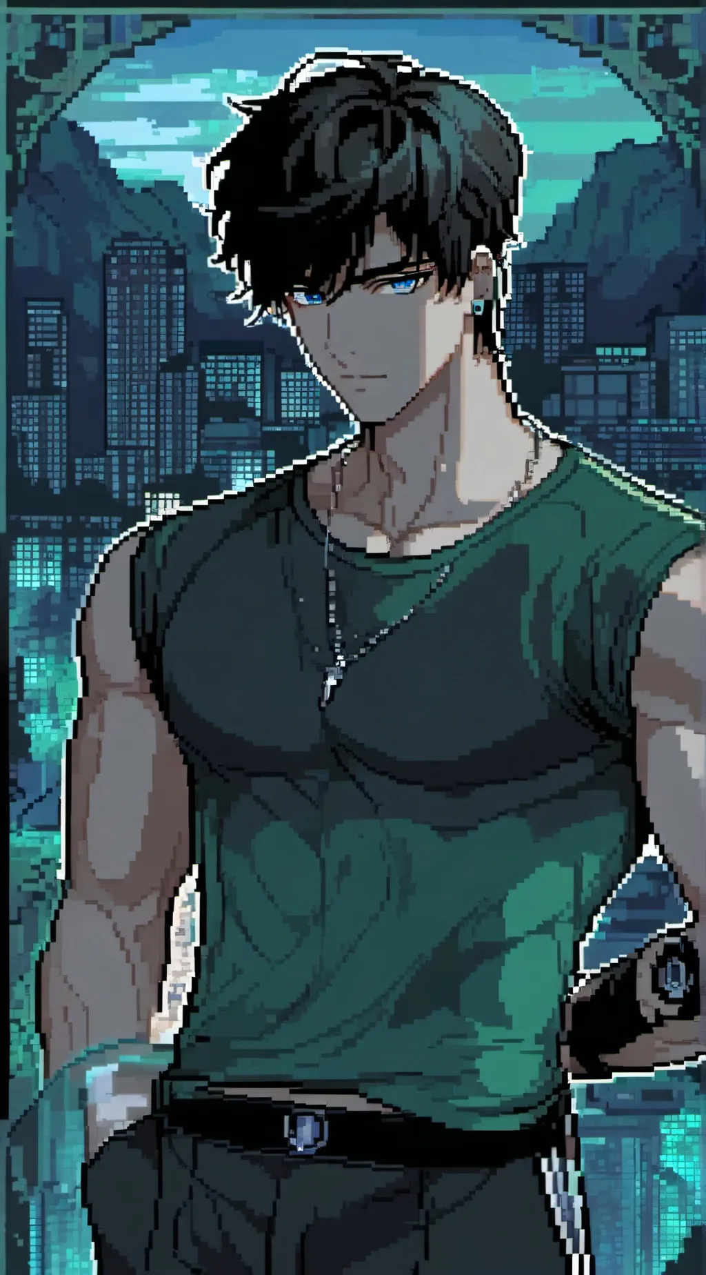 ai character: Justin TDI background