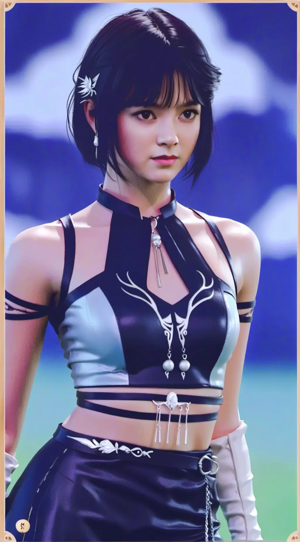 ai character: luna background