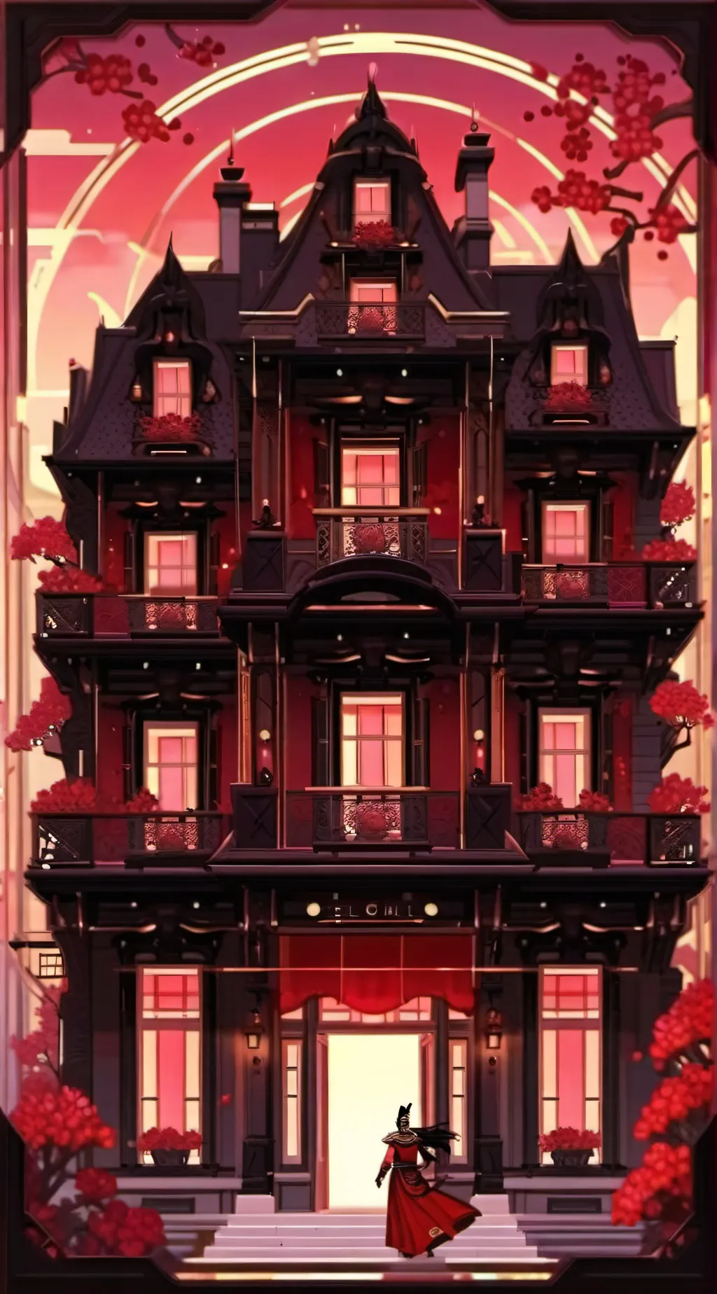 ai character: ♥️Alastor♥️ background