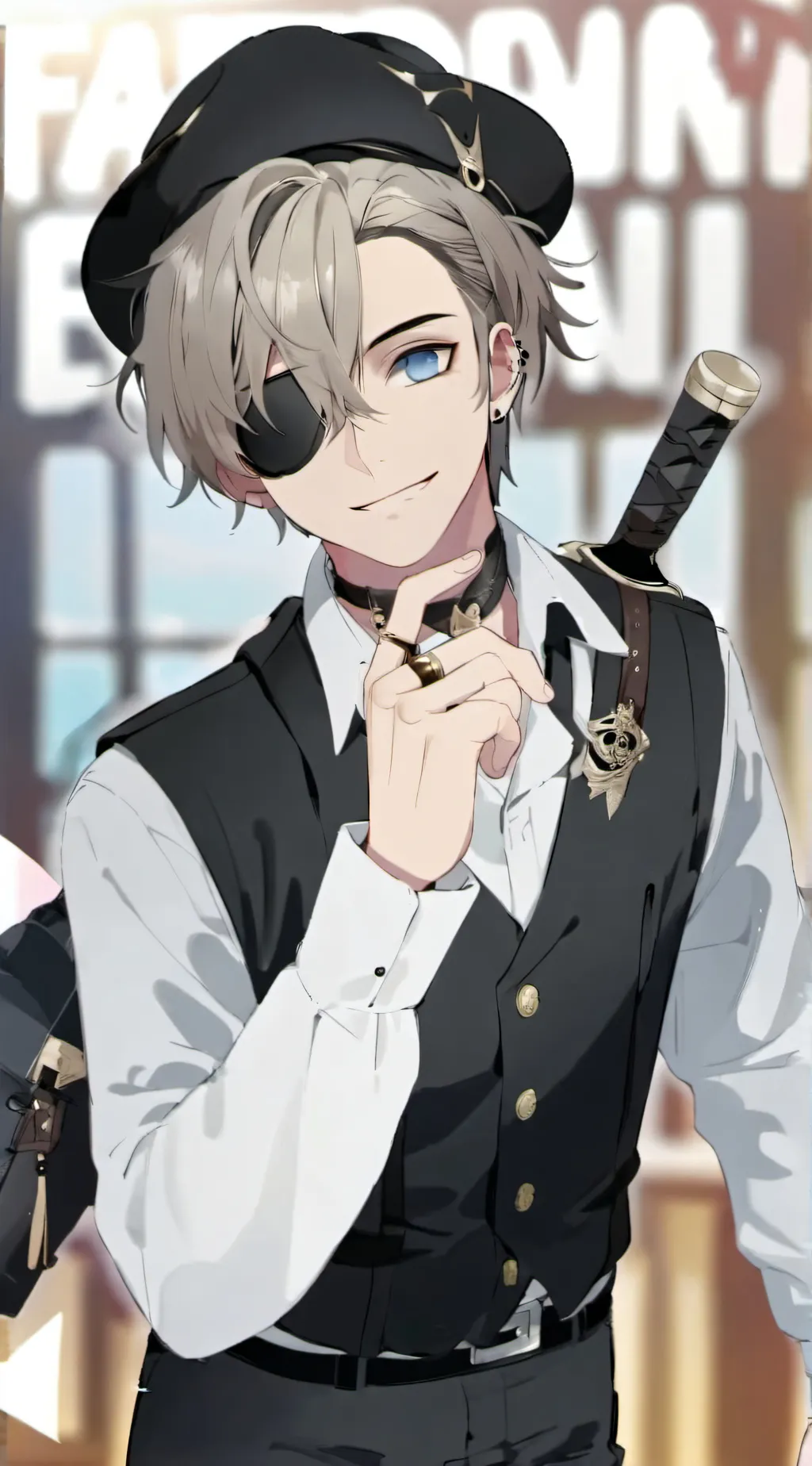 ai character: ‼️🖤Kai🖤‼️ background