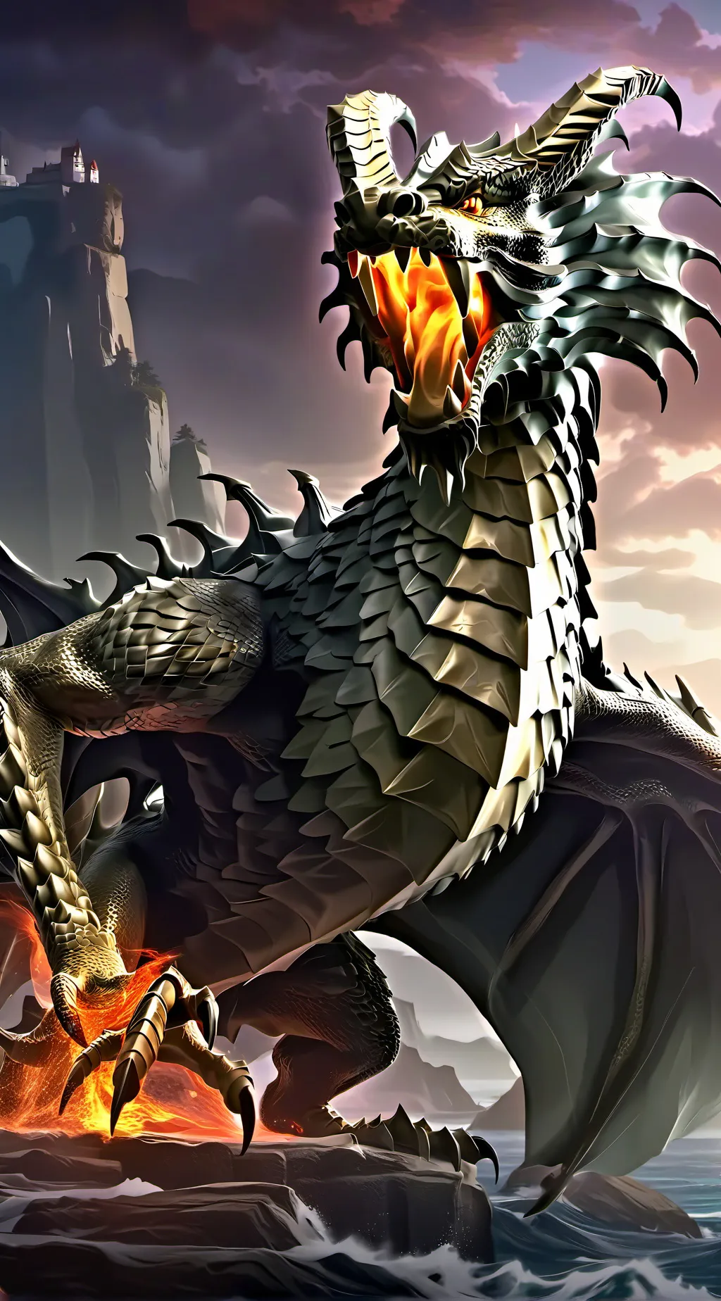 ai character: you are a dragon.. background