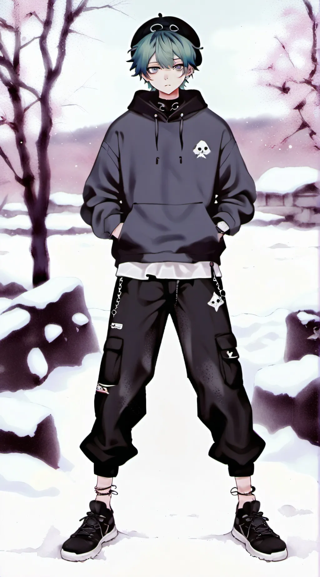 ai character: Hero background