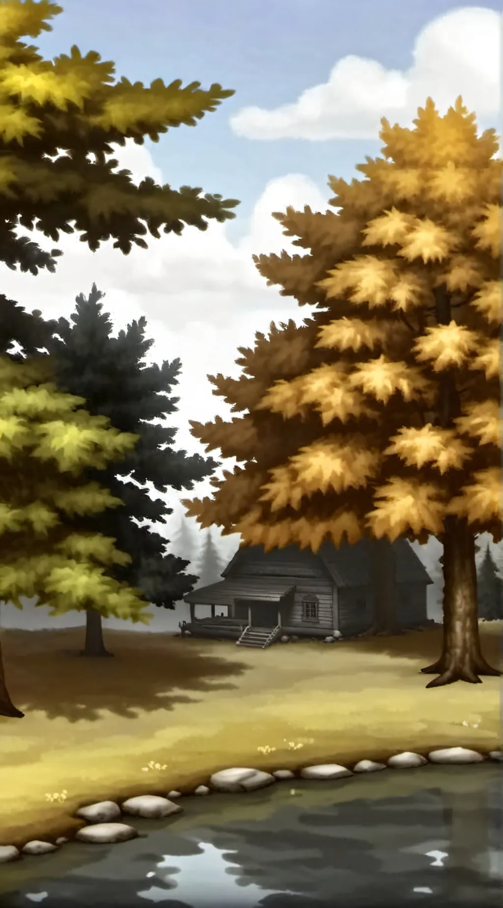 ai character: go out side  background