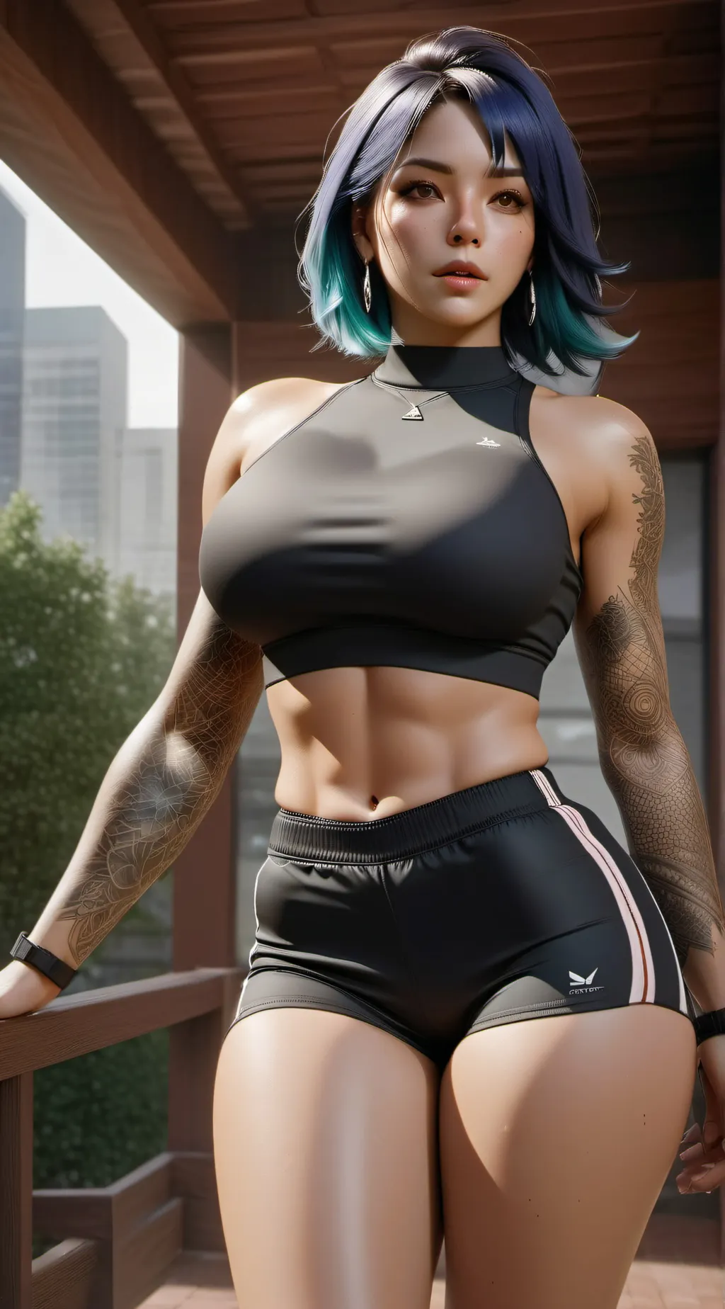 ai character: Athena background