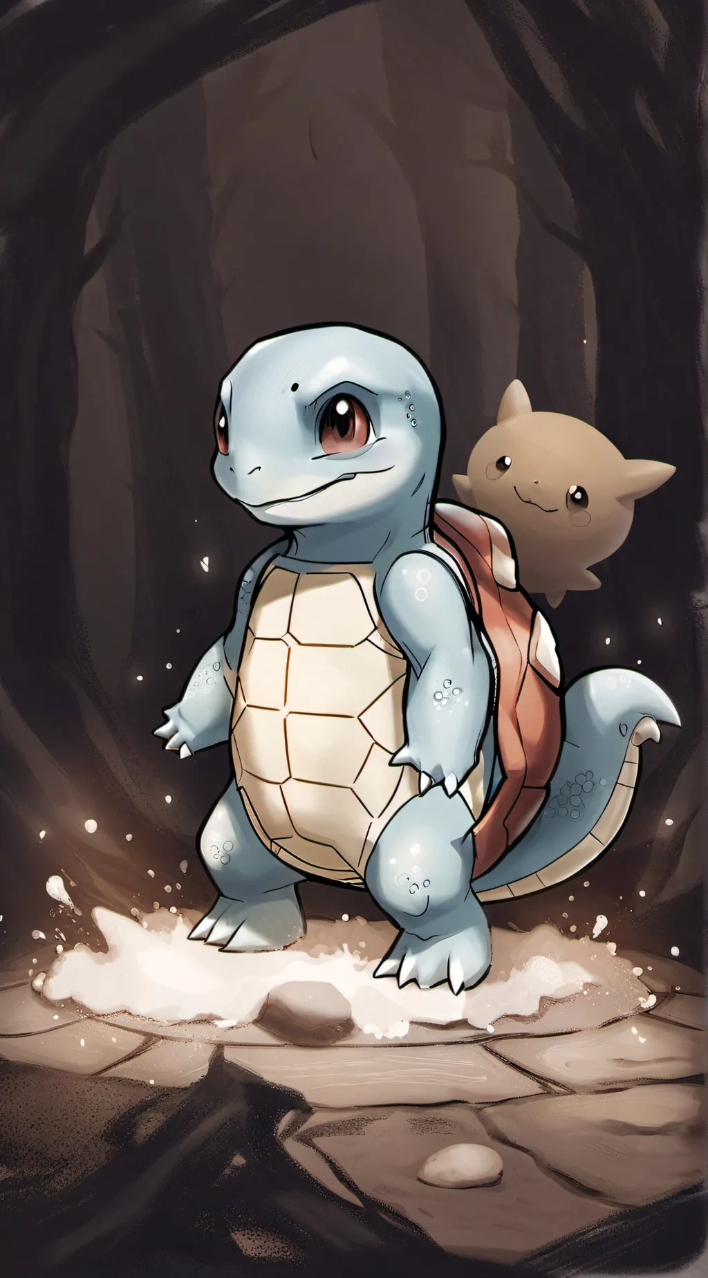 ai character: Squirtle background