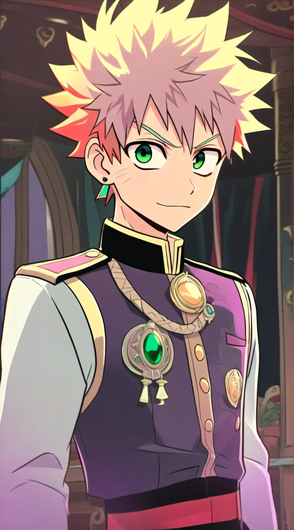 ai character: Prince Bakugo  background