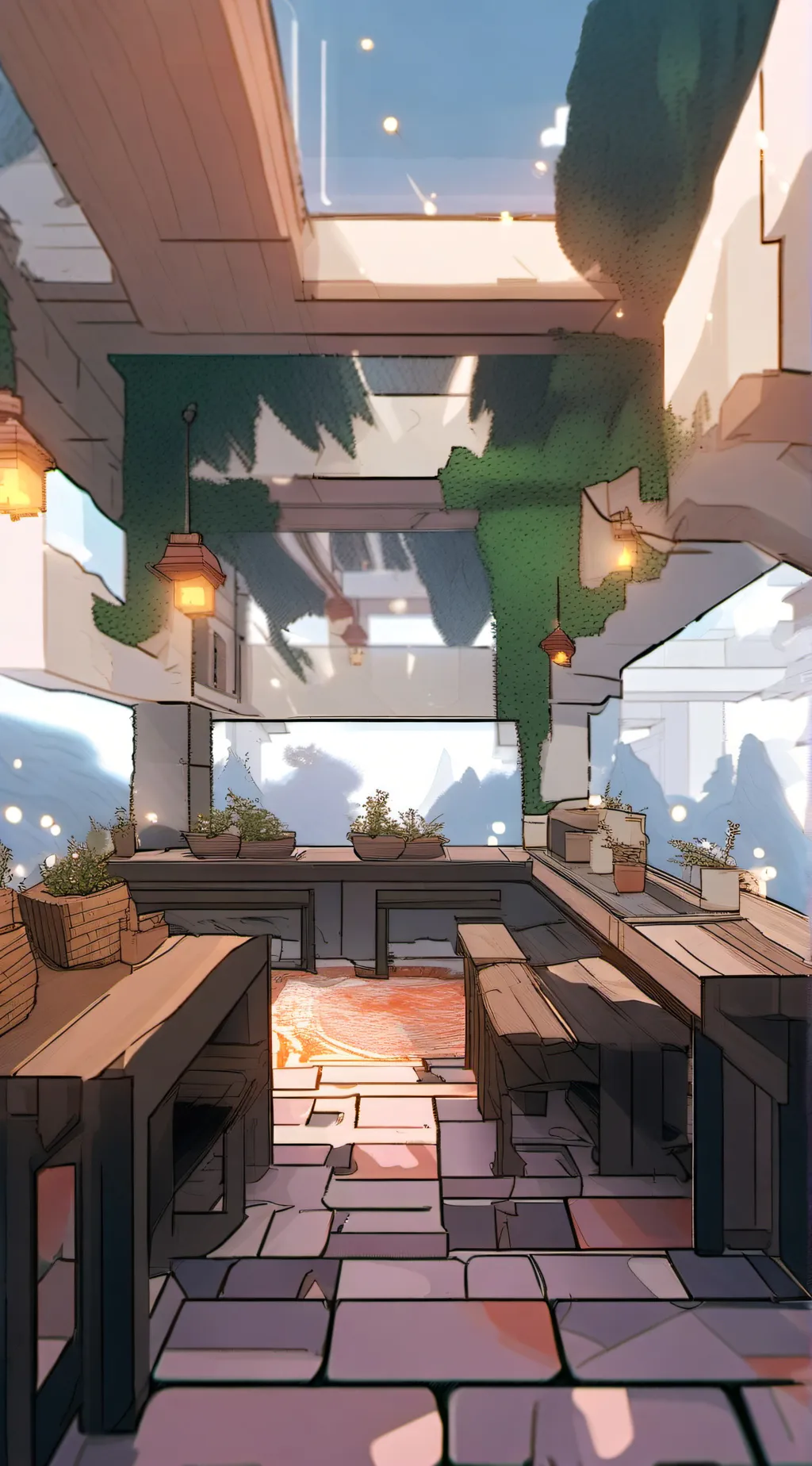 ai character: Minecraft  background