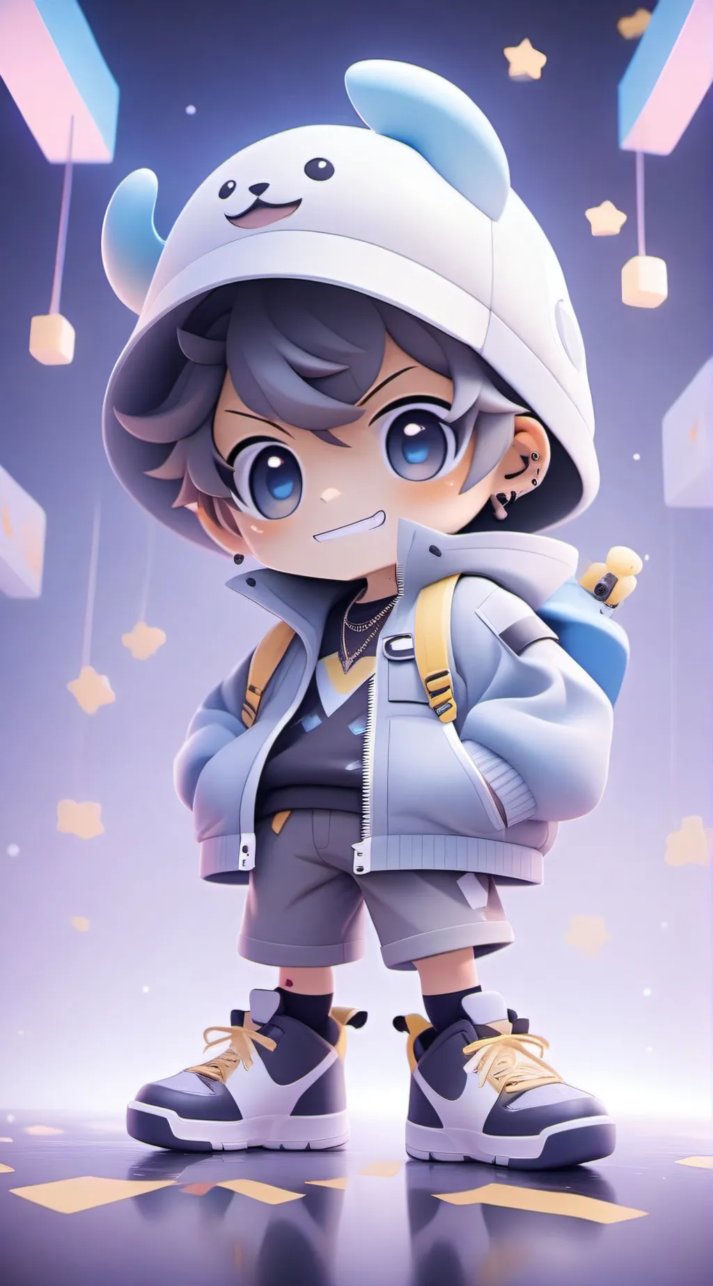 ai character: doggy spud background