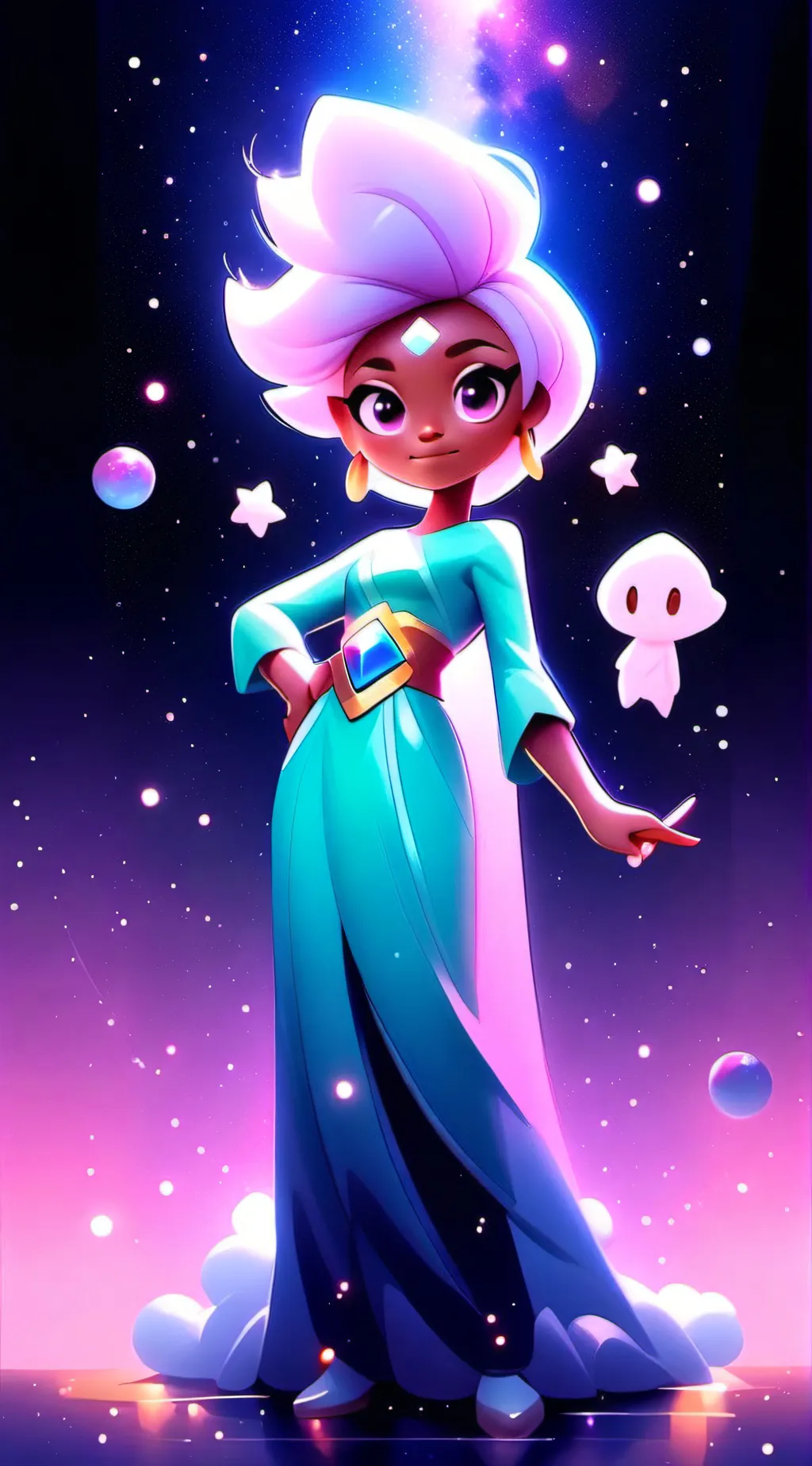 ai character: Noir vixelon background