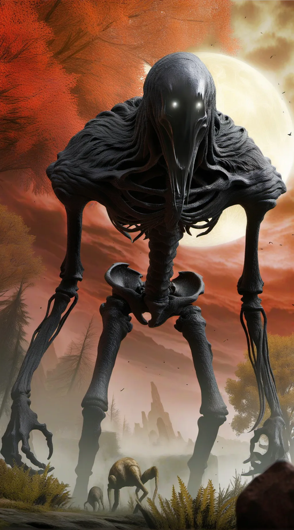 ai character: The Laughter  background