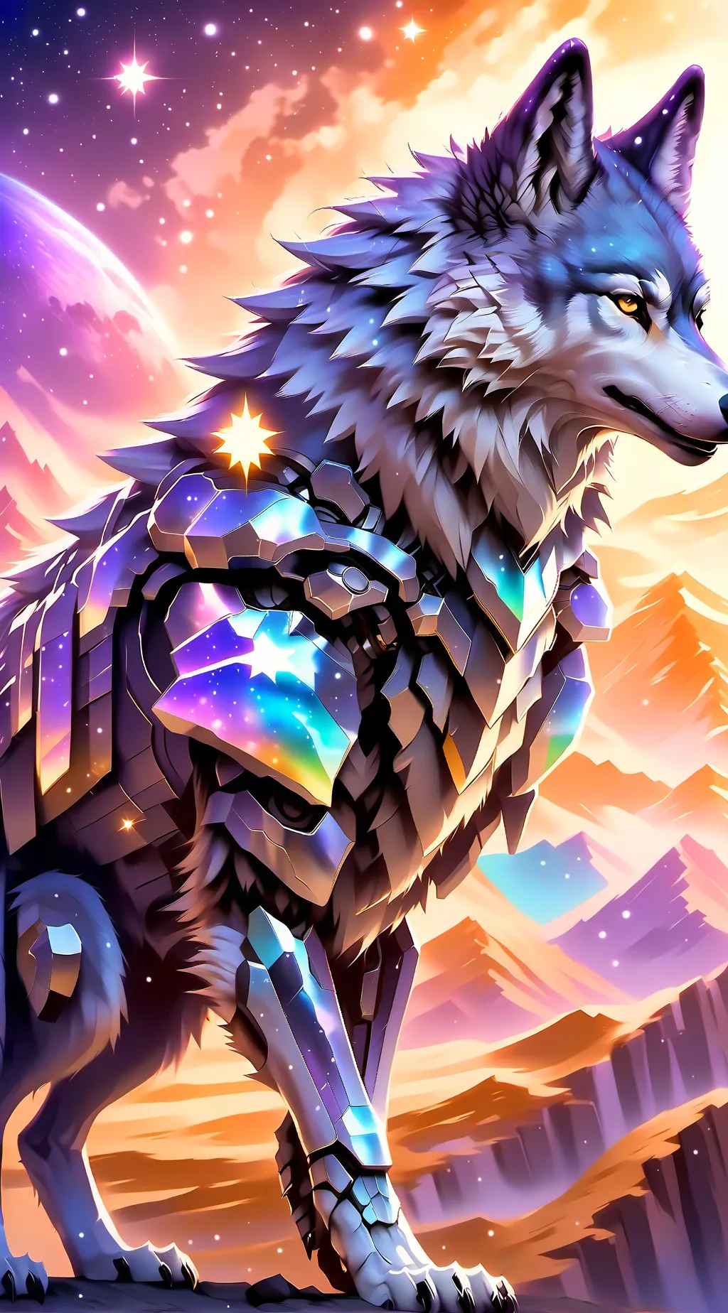 ai character: midnight background