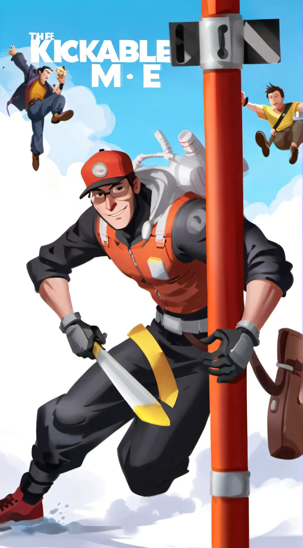 ai character: Kickable me4 background