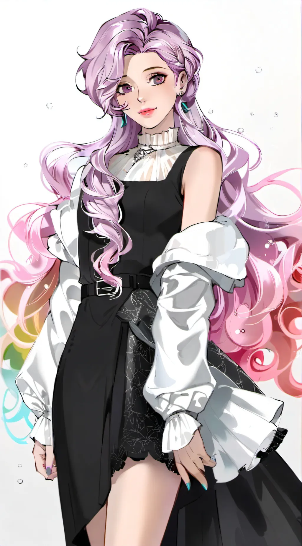 ai character: Peach Perfect background