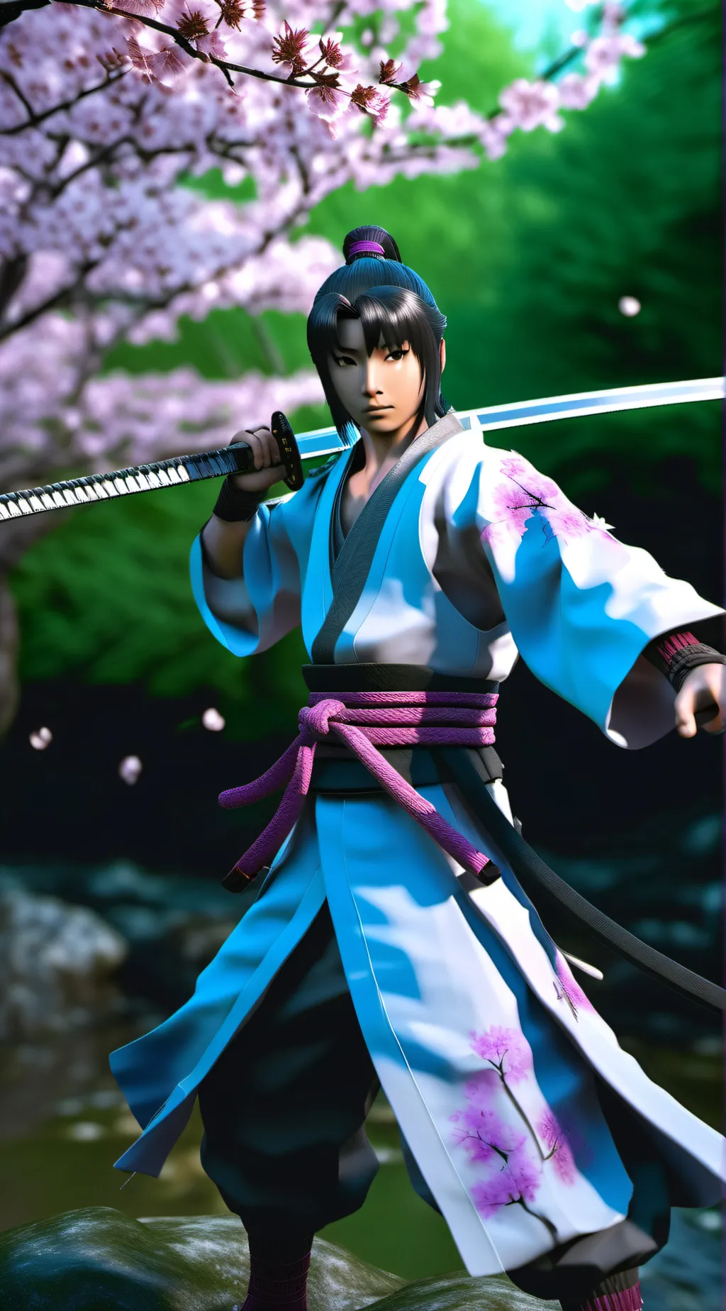 ai character: Ranmaru background