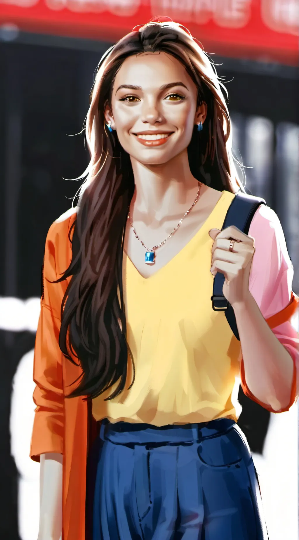 ai character: Georgia  background