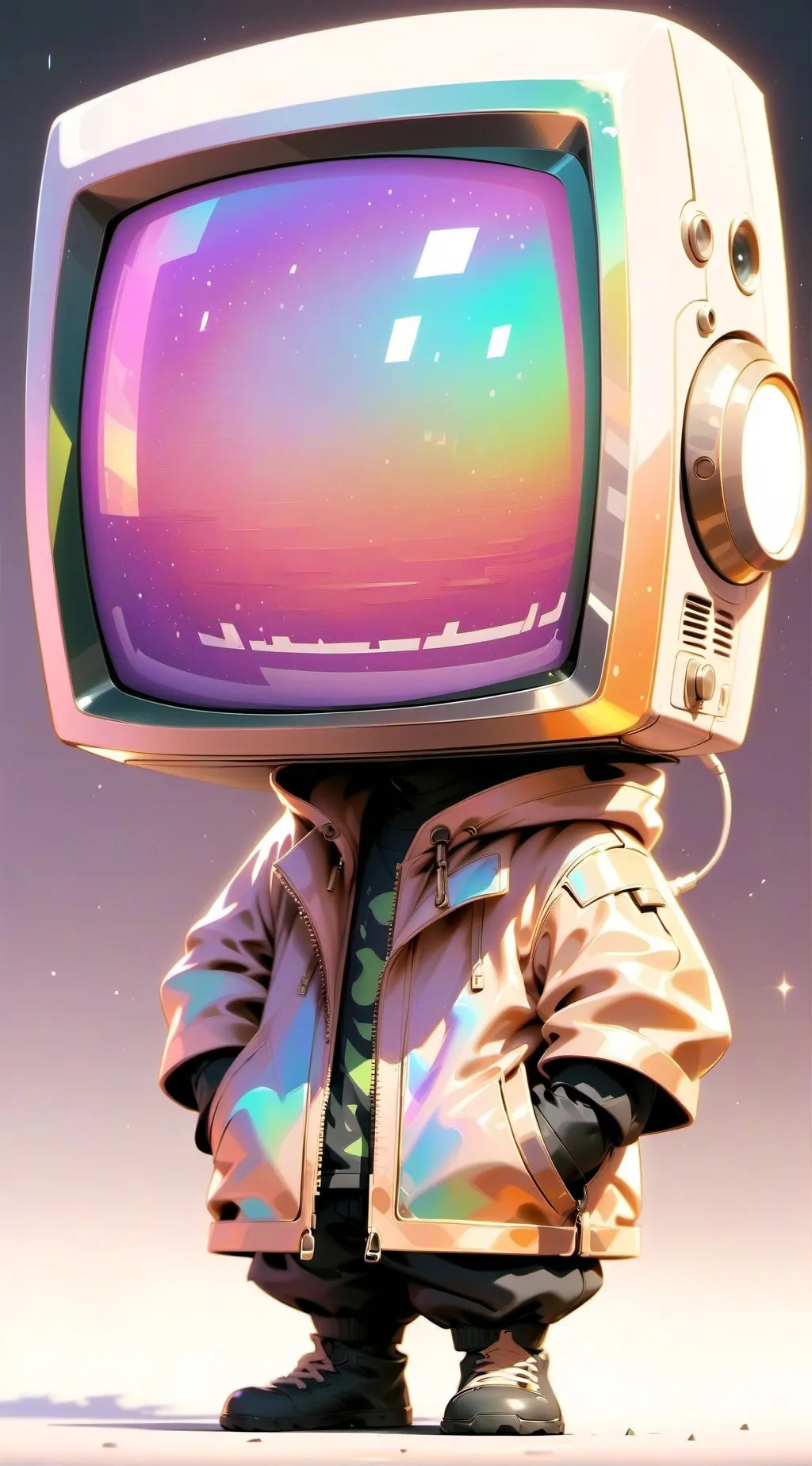 ai character: Vox X Niffty background