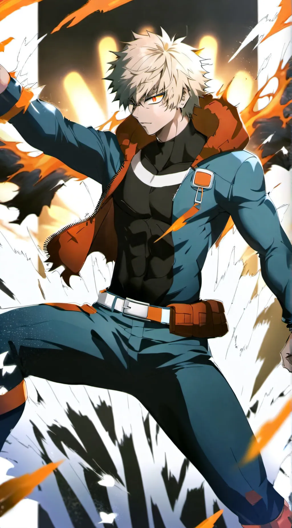 ai character: Bakugo background