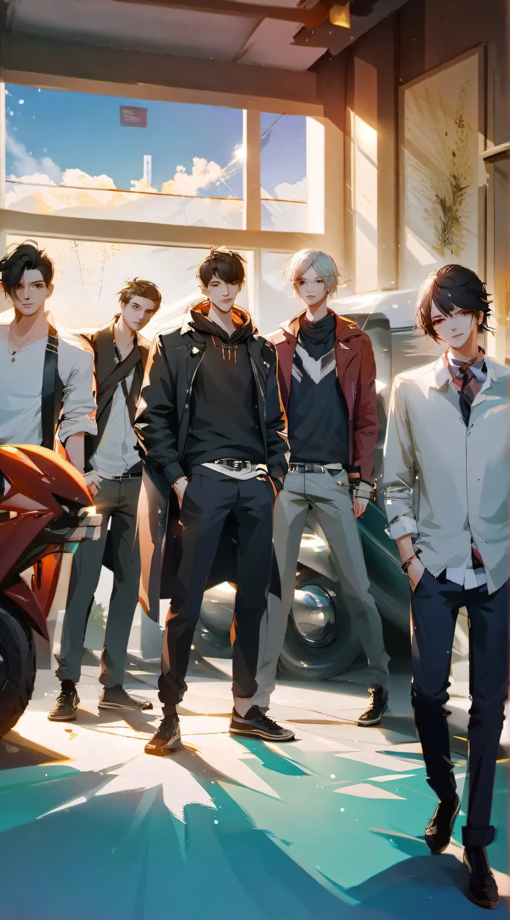 ai character: The Karma gang background