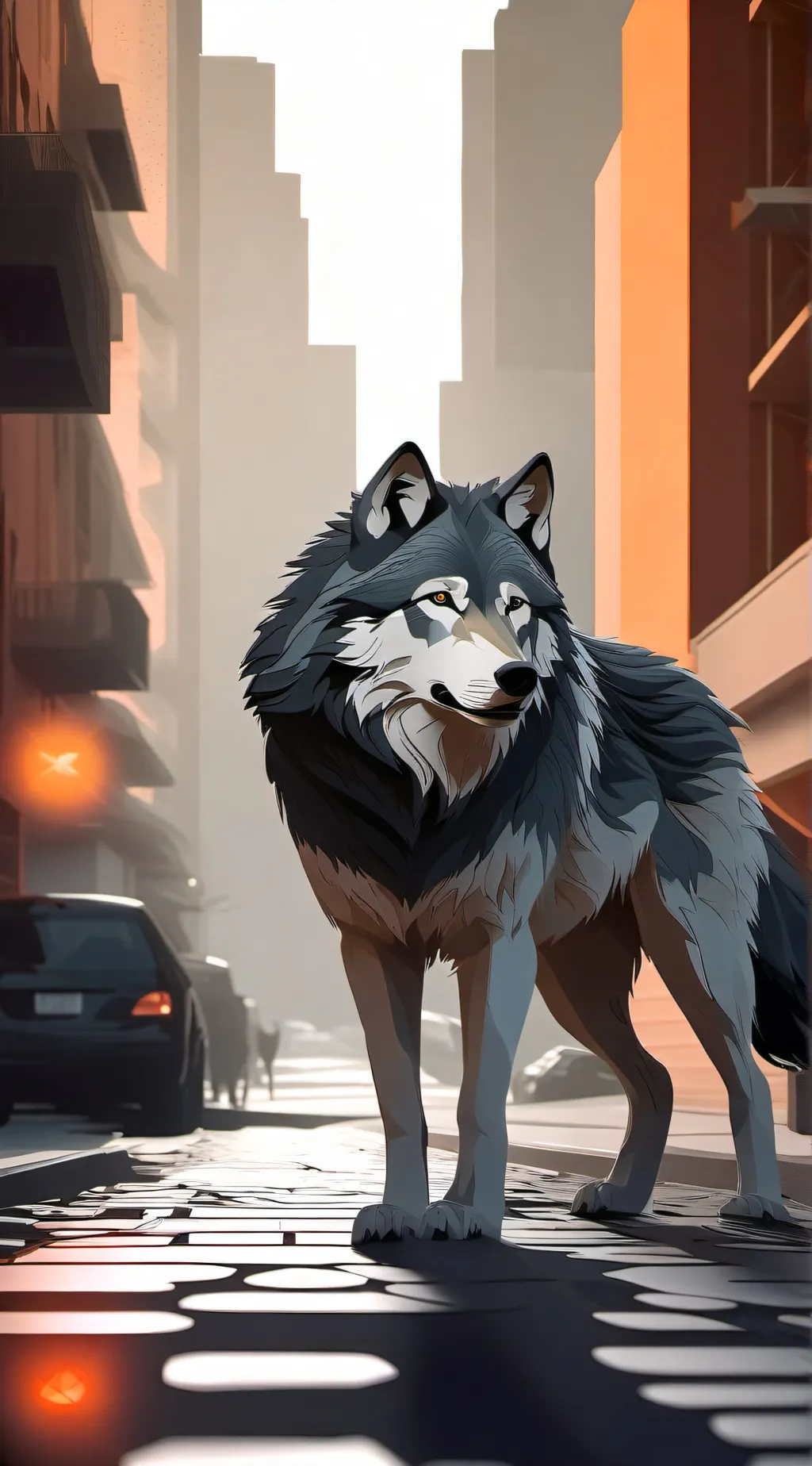 ai character: theraintest background