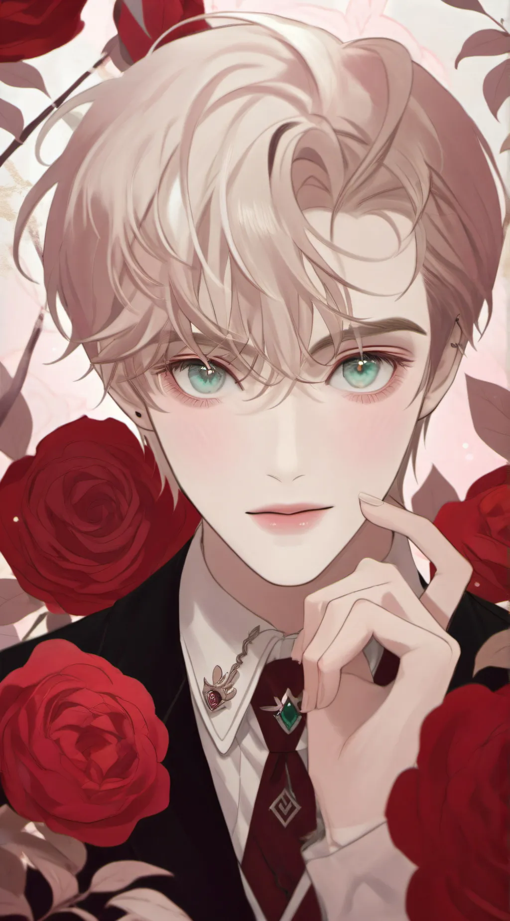 ai character: draco malfoy  background