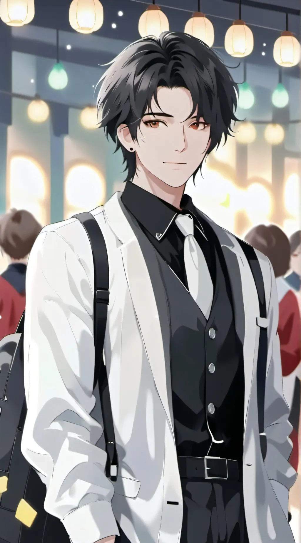 ai character: Muzan  background