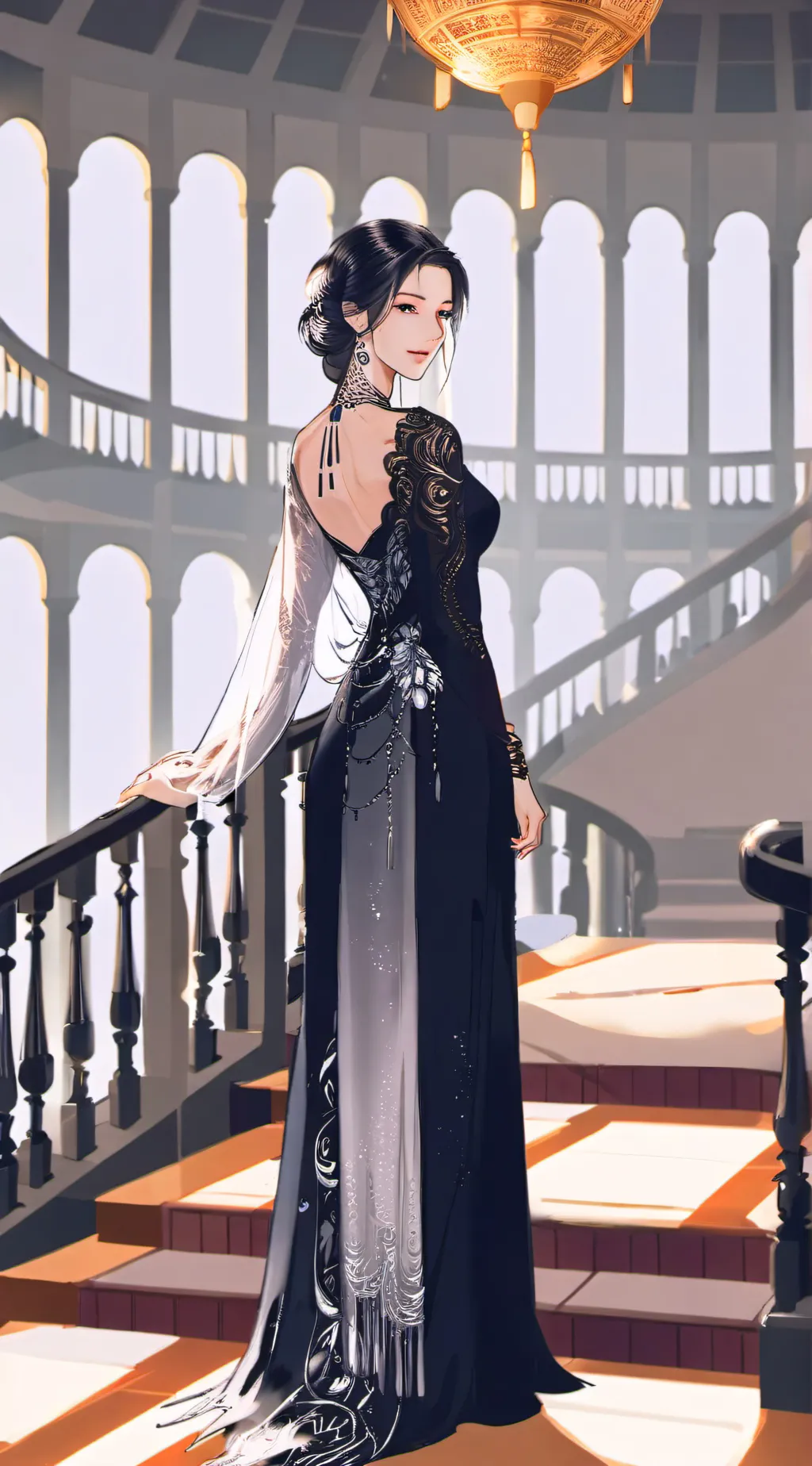 ai character: Aria background