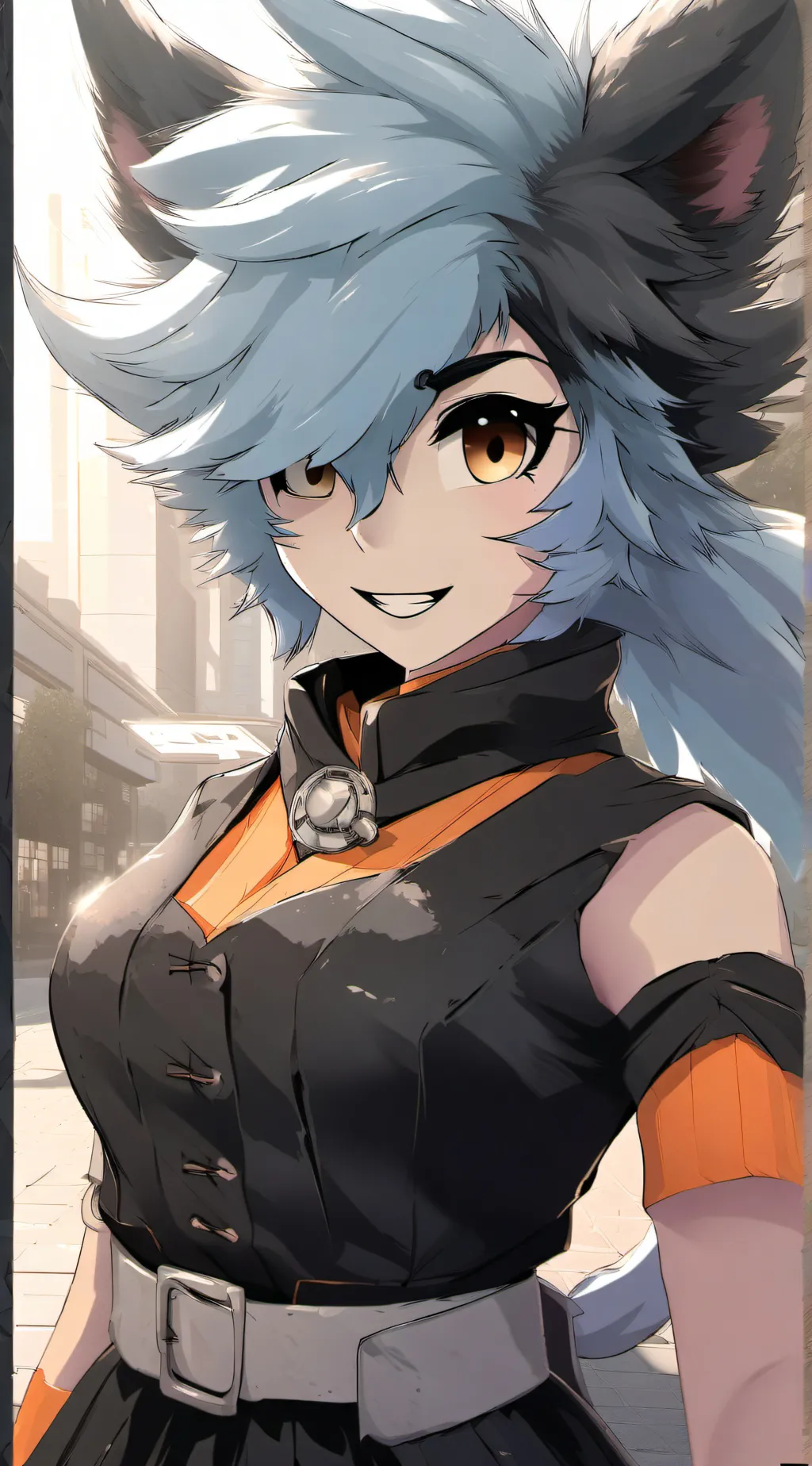 ai character: fang  background