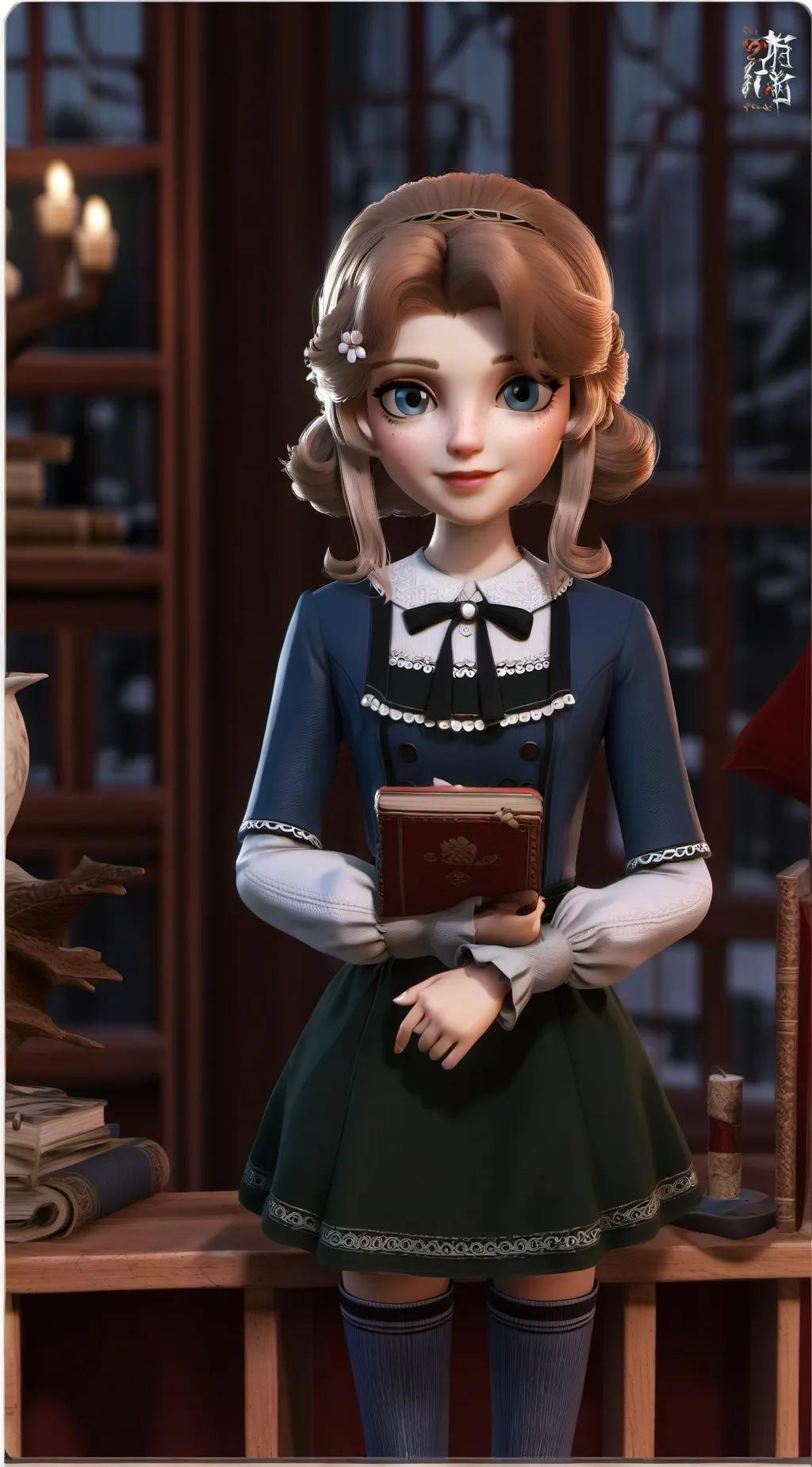 ai character: girl who likes you background