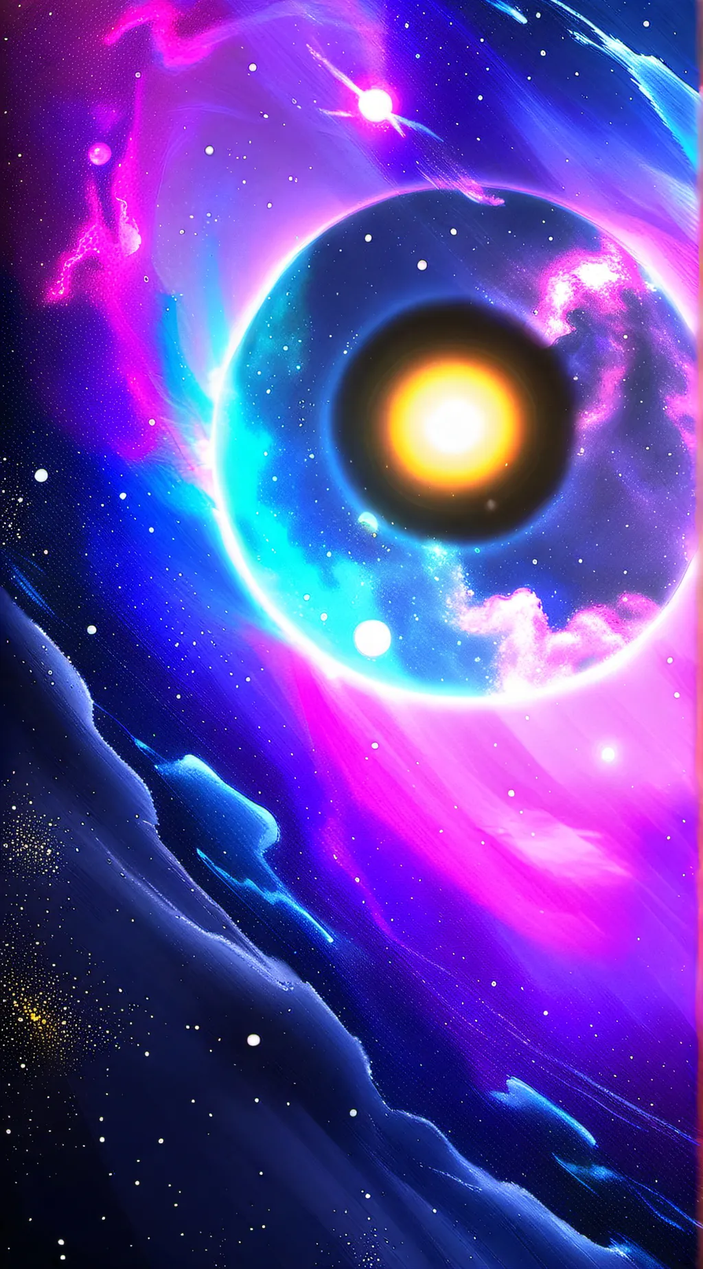 ai character: Bom and demi  background