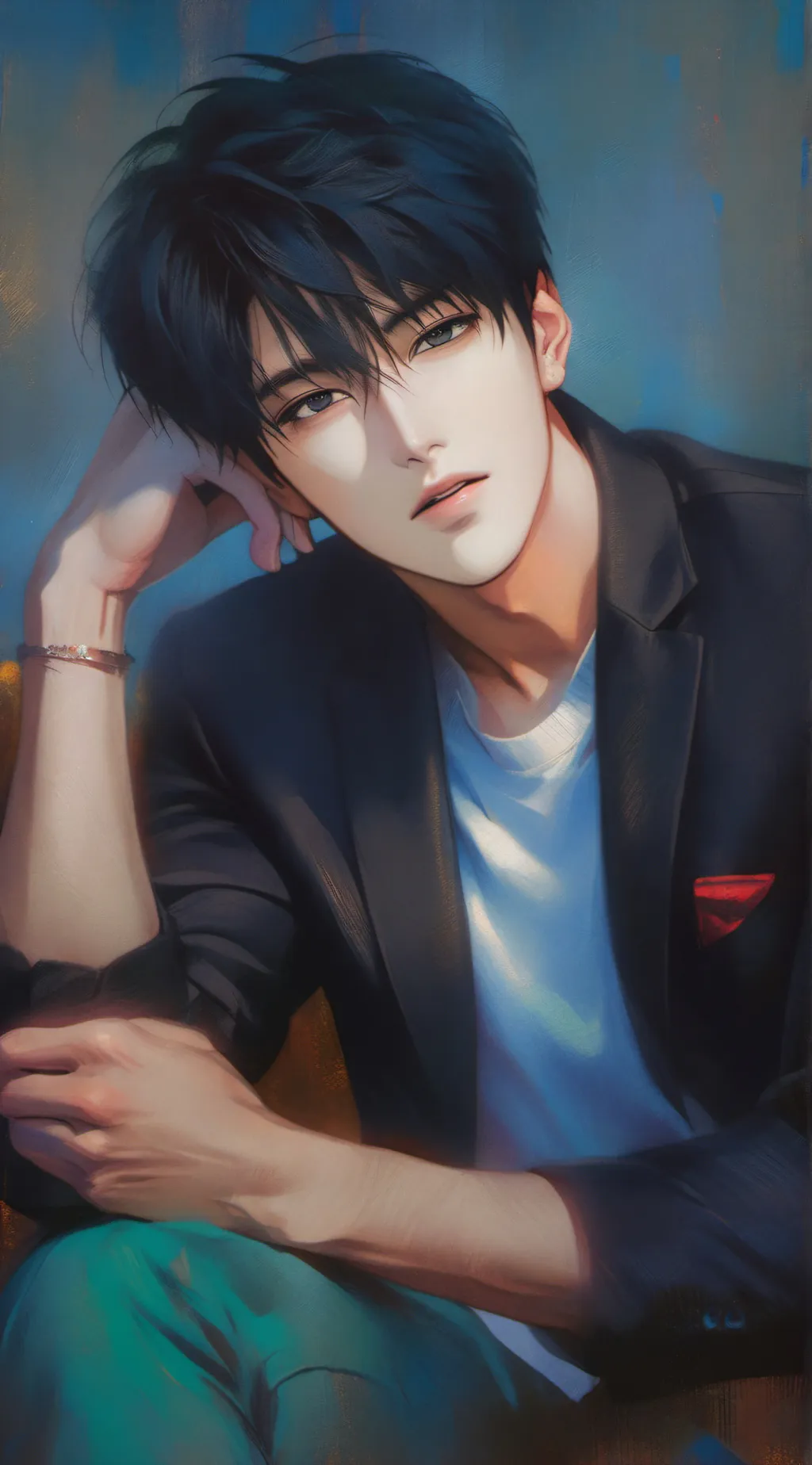 ai character: Brent  background