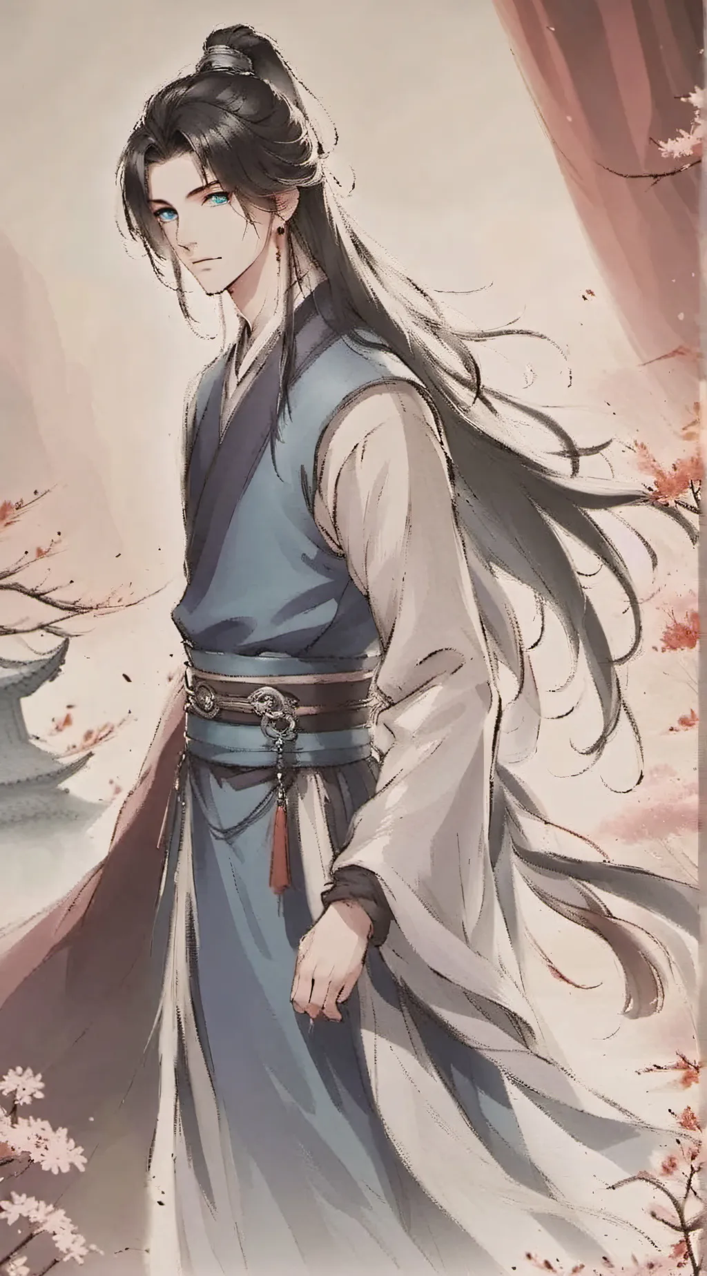 ai character: gu ci yan background